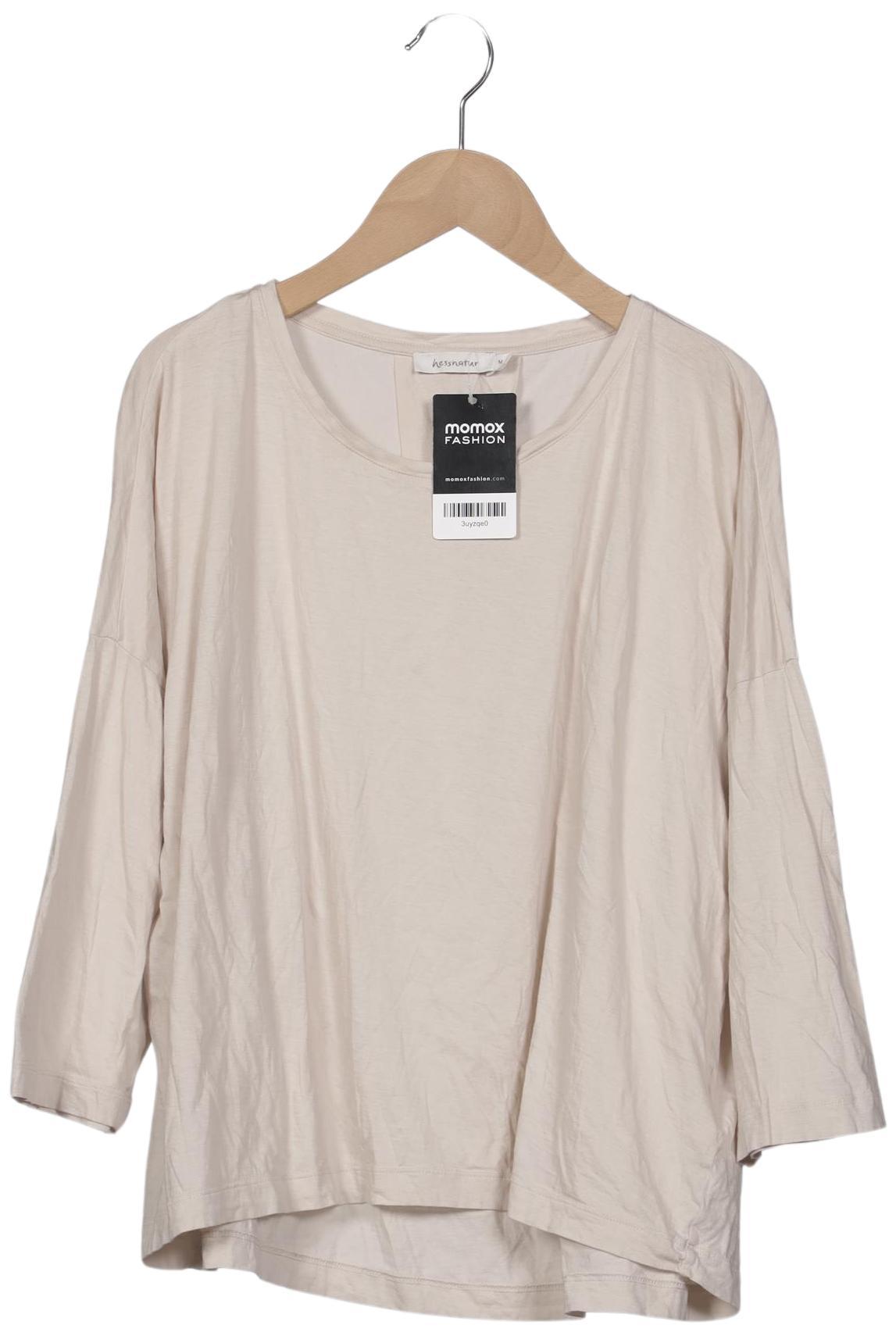 

hessnatur Damen Langarmshirt, beige, Gr. 38