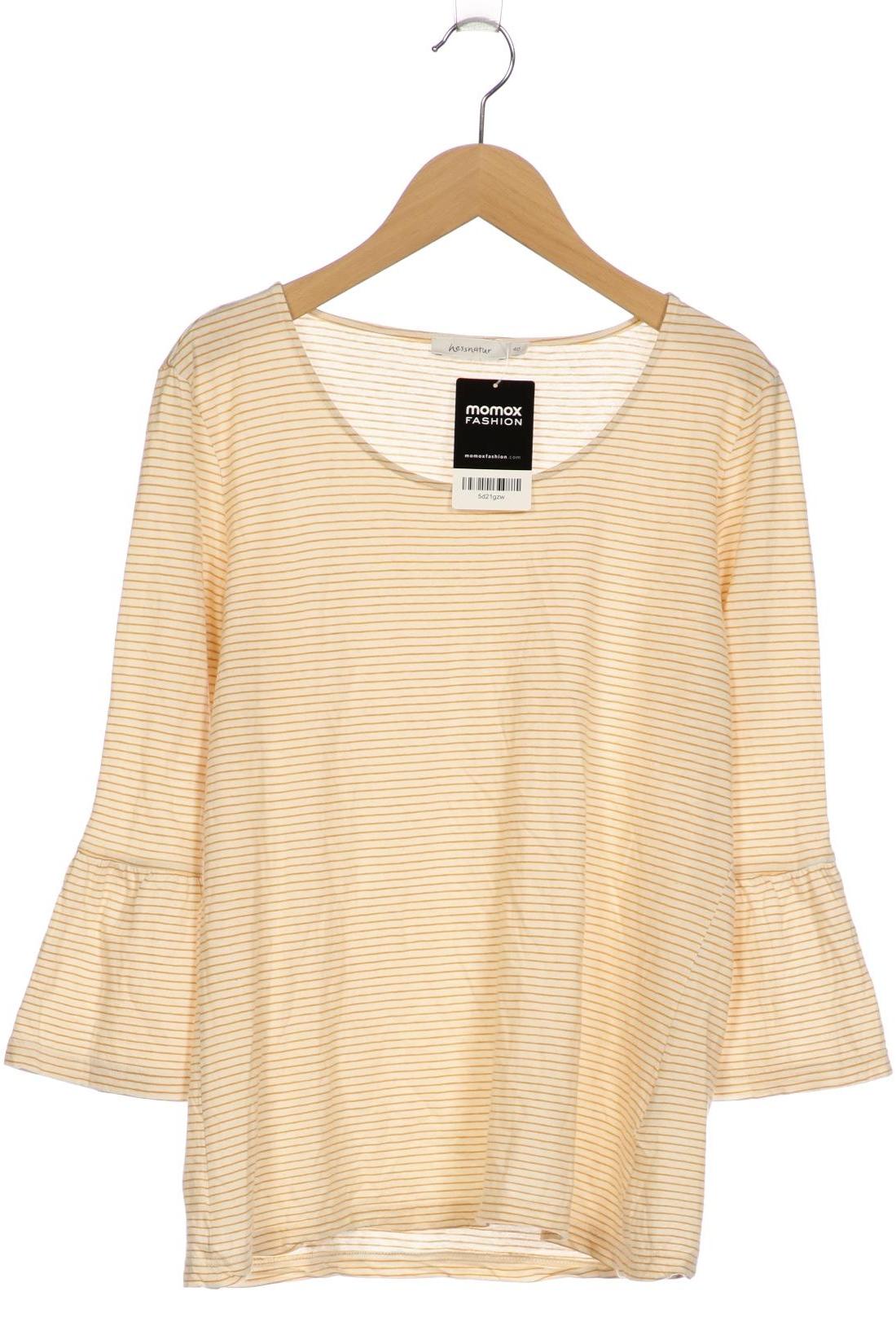 

hessnatur Damen Langarmshirt, beige, Gr. 40