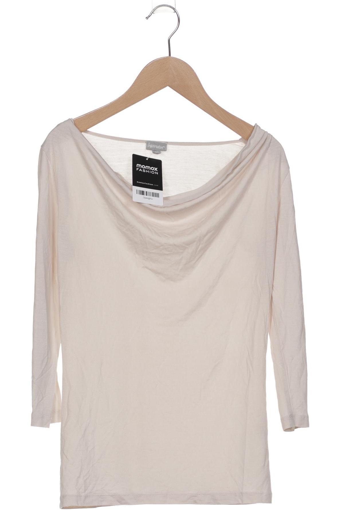 

hessnatur Damen Langarmshirt, cremeweiß, Gr. 34