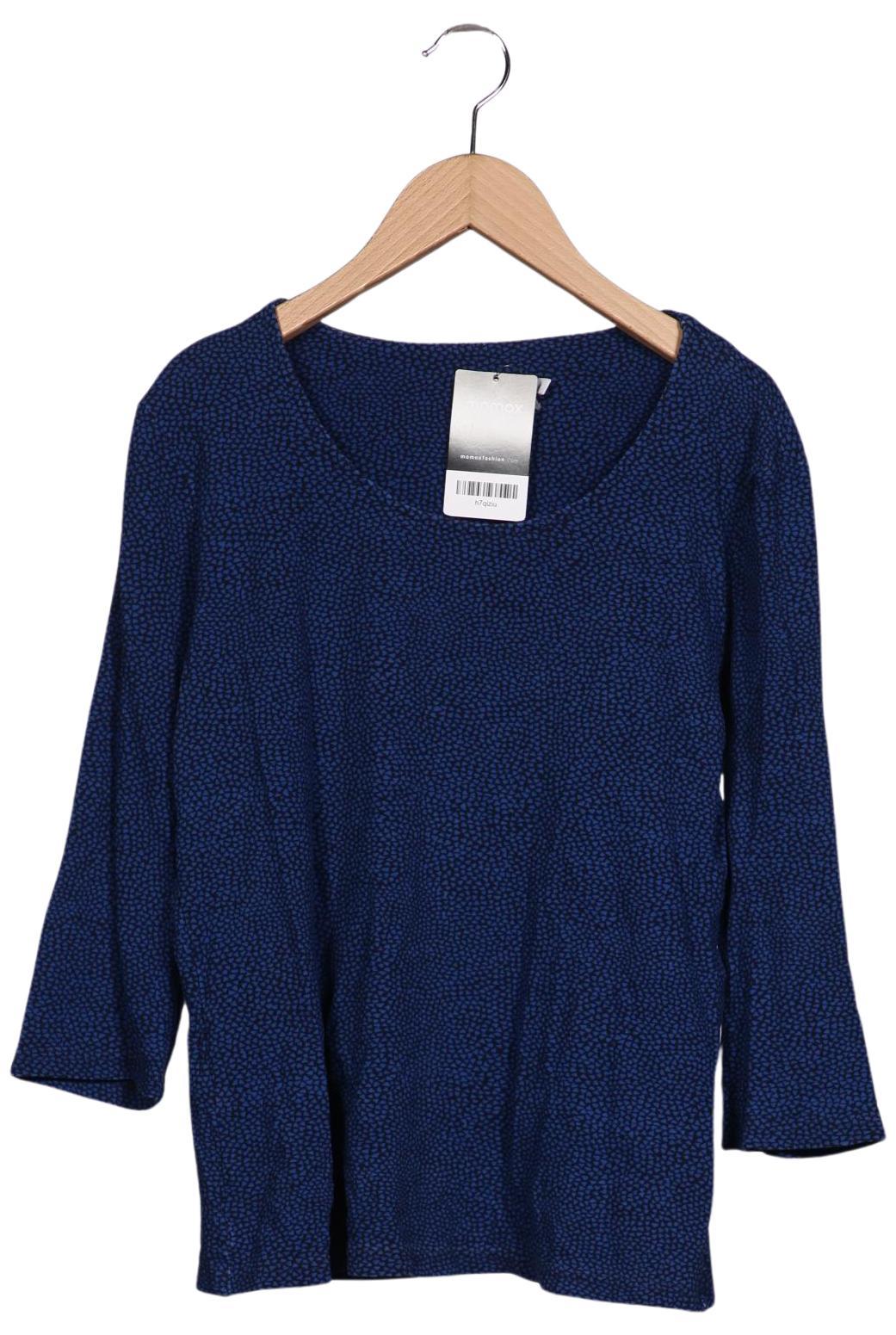 

hessnatur Damen Langarmshirt, marineblau, Gr. 40