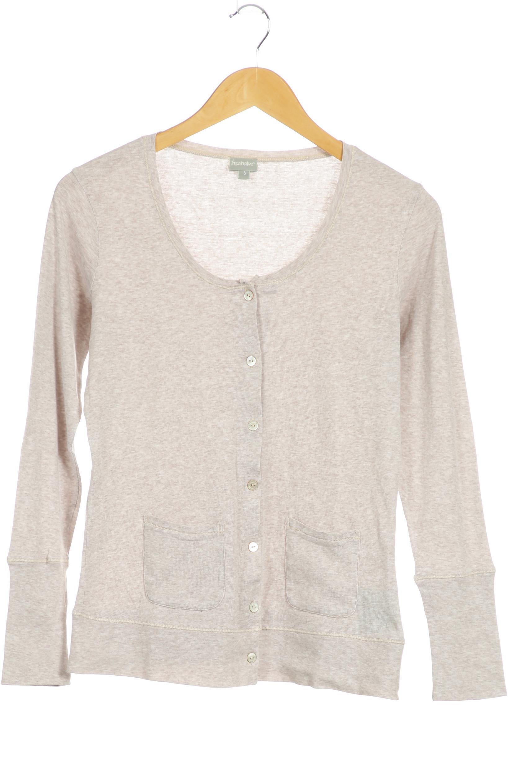 

hessnatur Damen Langarmshirt, grau, Gr. 36