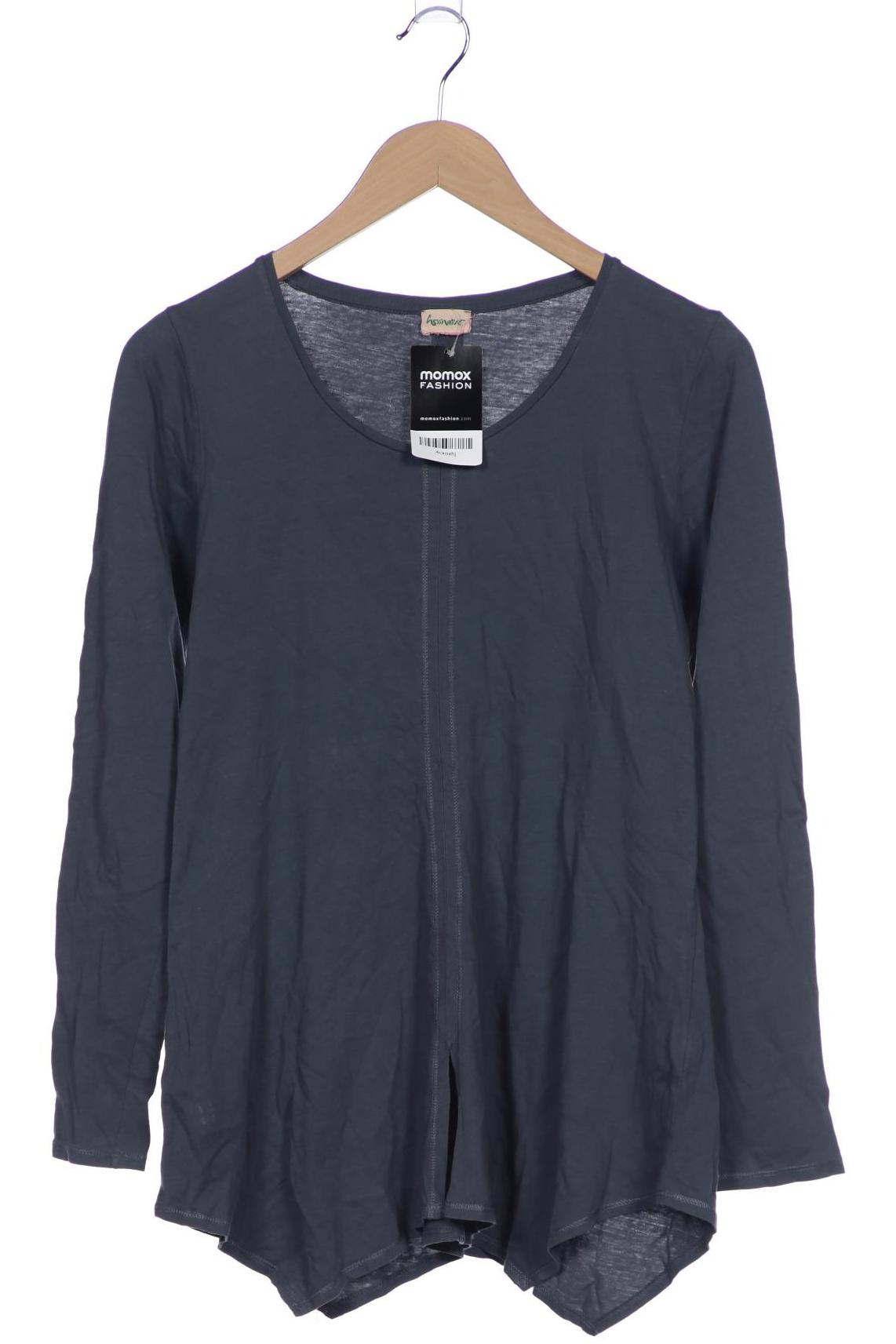 

hessnatur Damen Langarmshirt, grau, Gr. 38