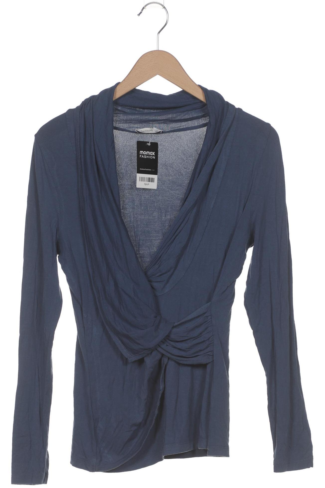 

hessnatur Damen Langarmshirt, marineblau, Gr. 40