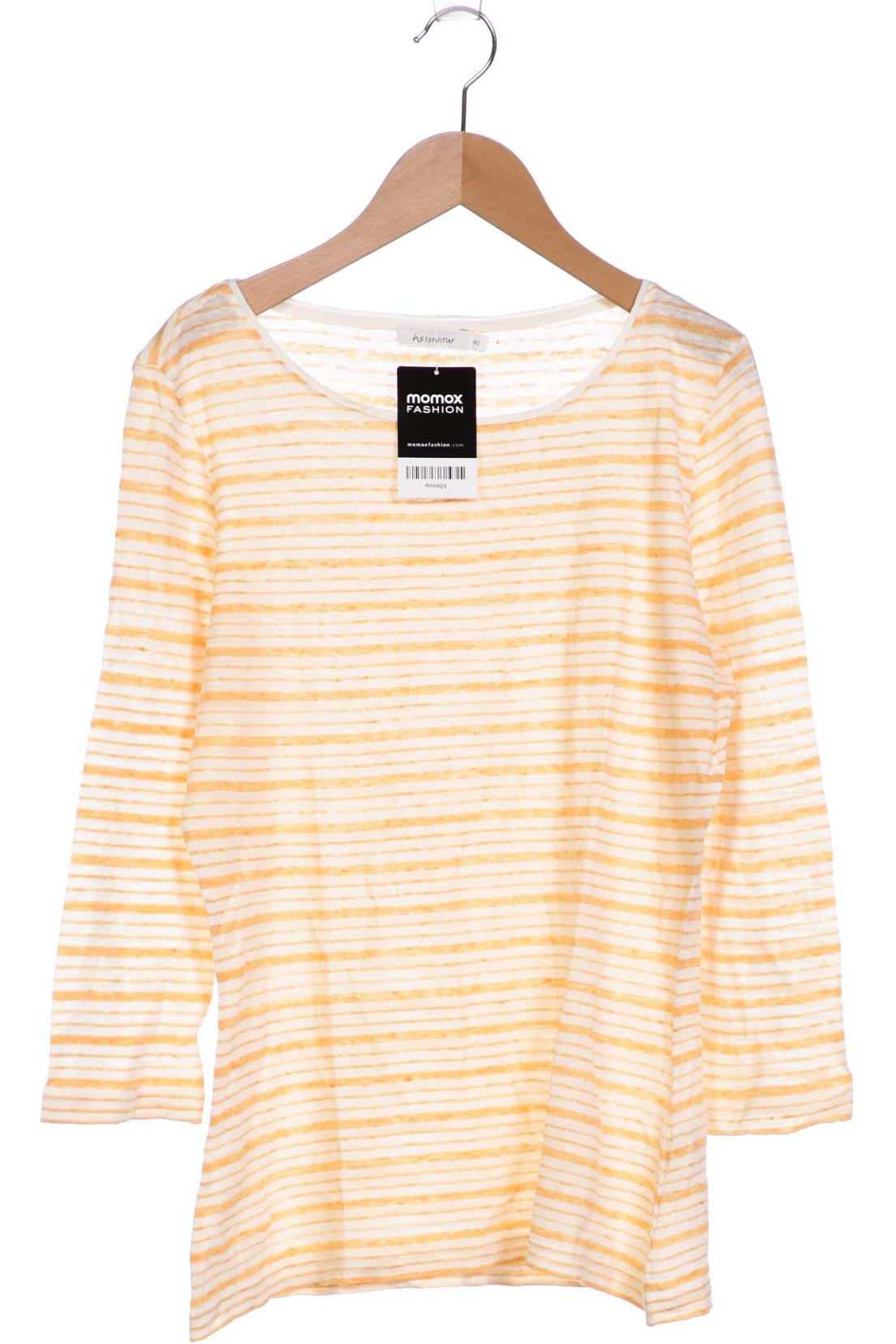 

hessnatur Damen Langarmshirt, orange, Gr. 40