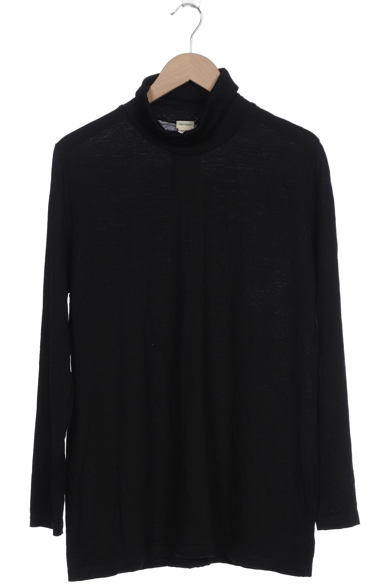 

hessnatur Damen Langarmshirt, schwarz, Gr. 48