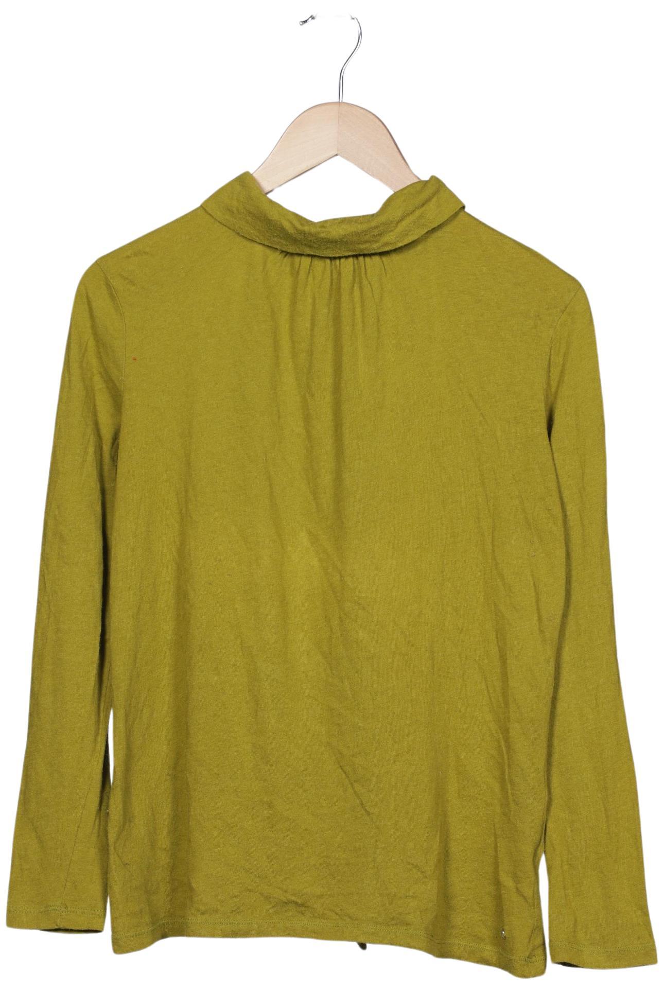 

hessnatur Damen Langarmshirt, grün, Gr. 40