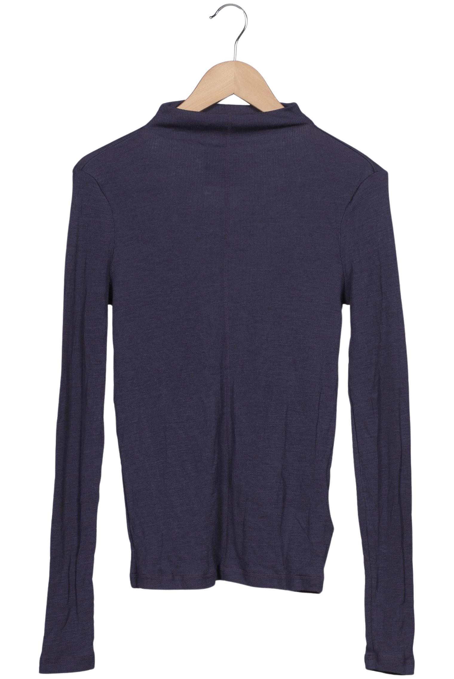 

hessnatur Damen Langarmshirt, marineblau, Gr. 40