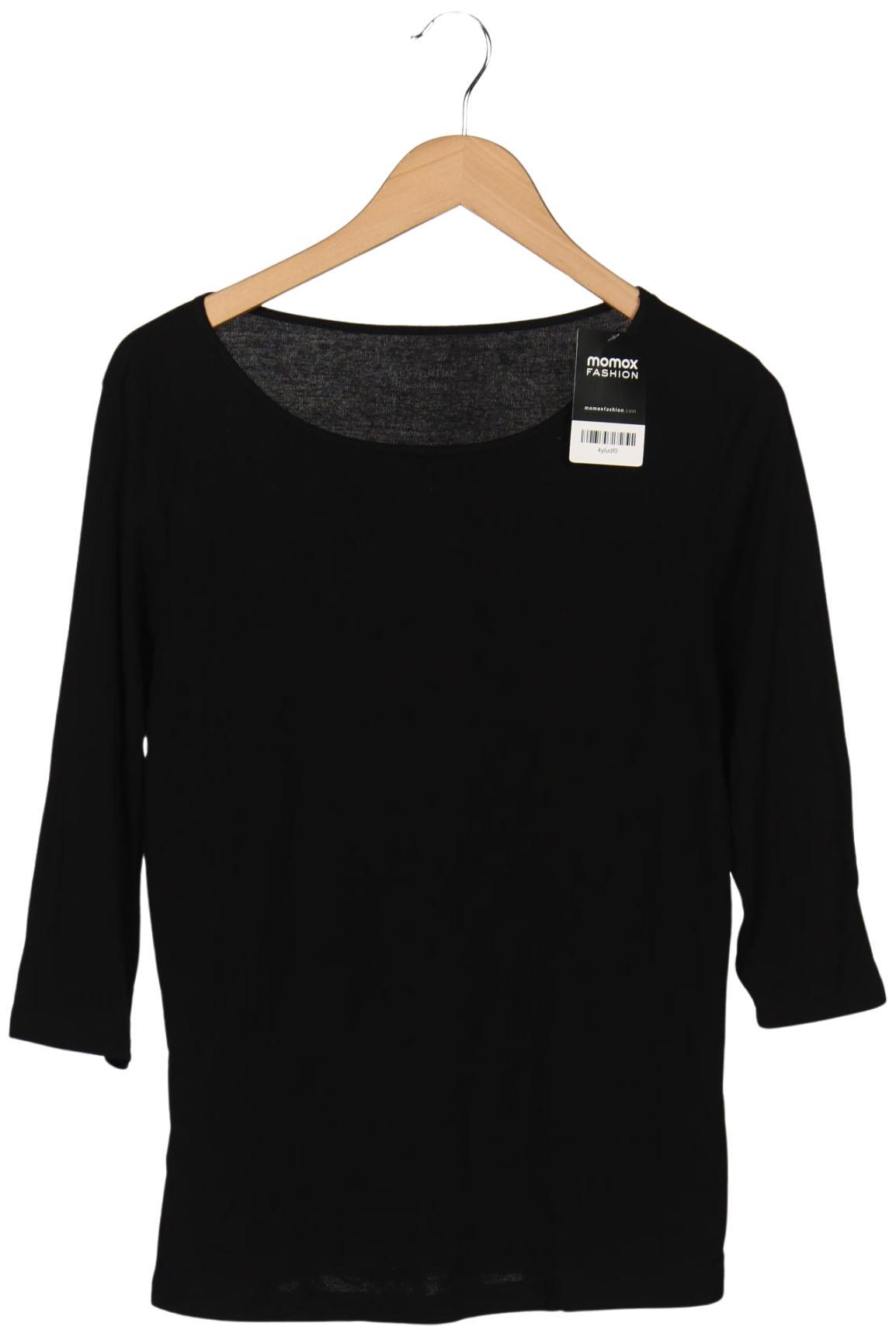 

hessnatur Damen Langarmshirt, schwarz, Gr. 46