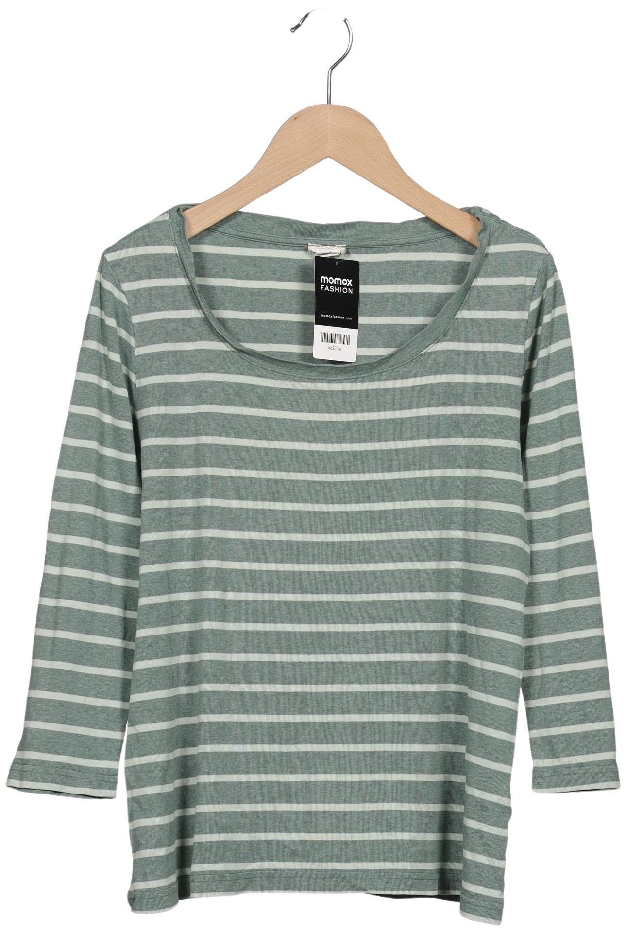 

hessnatur Damen Langarmshirt, grün, Gr. 40