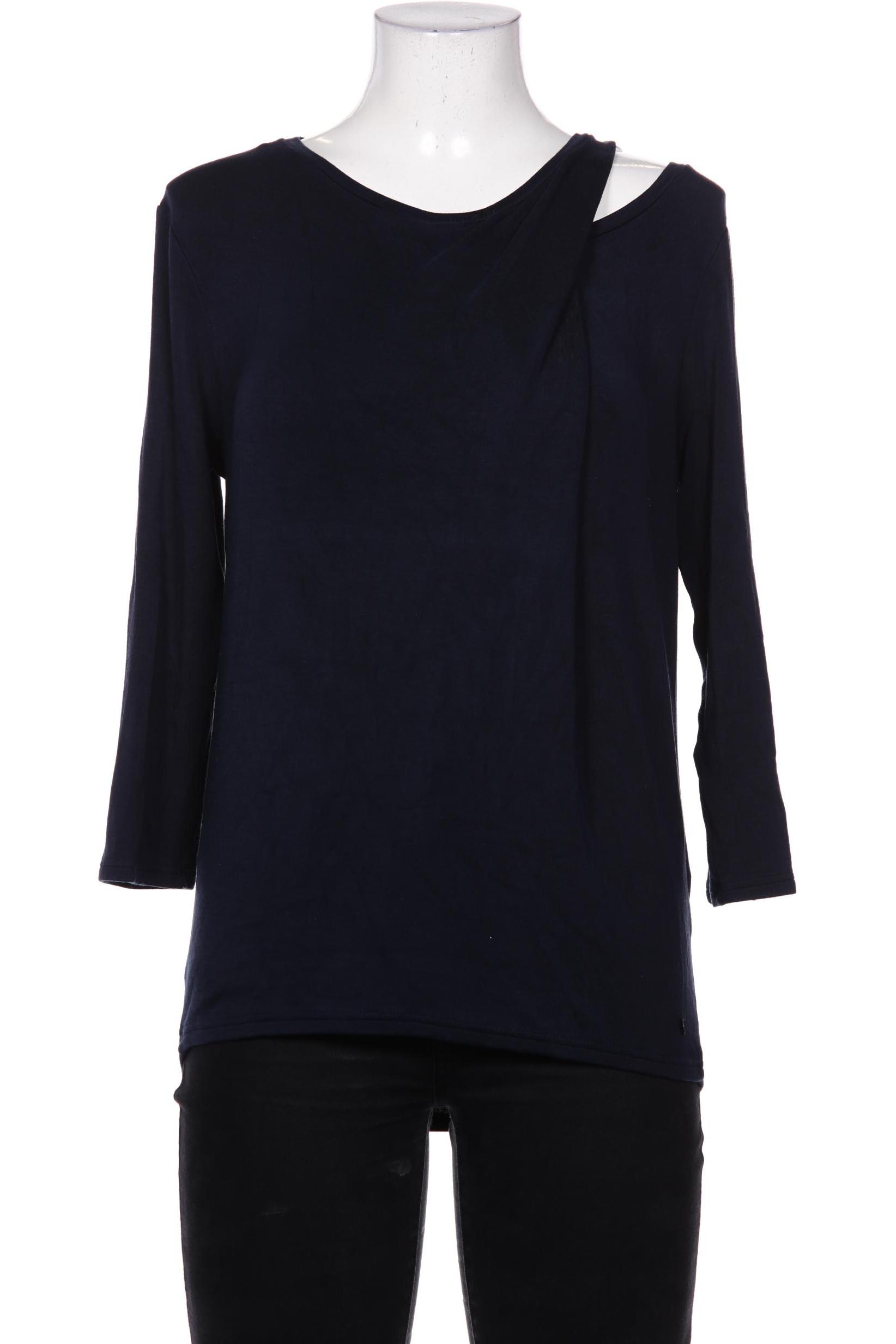 

hessnatur Damen Langarmshirt, marineblau, Gr. 38