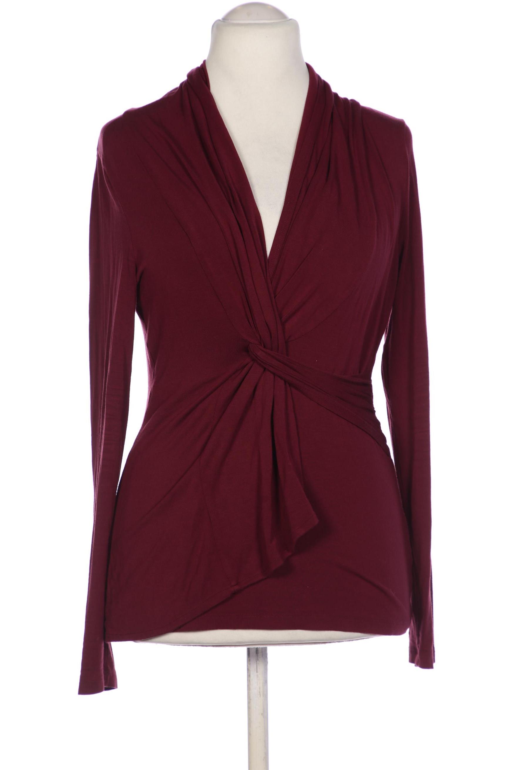 

hessnatur Damen Langarmshirt, bordeaux, Gr. 40