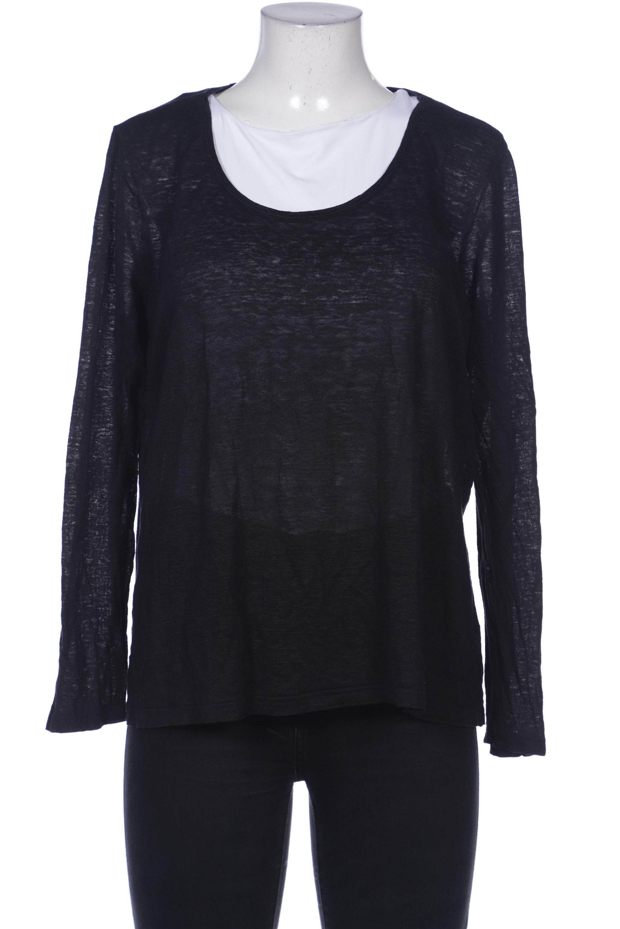 

hessnatur Damen Langarmshirt, schwarz, Gr. 44