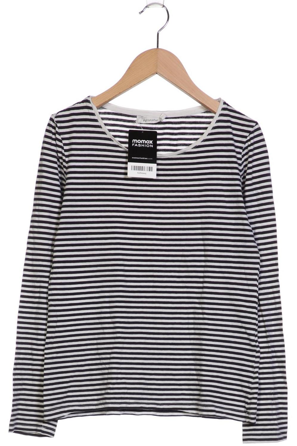 

hessnatur Damen Langarmshirt, weiß, Gr. 36