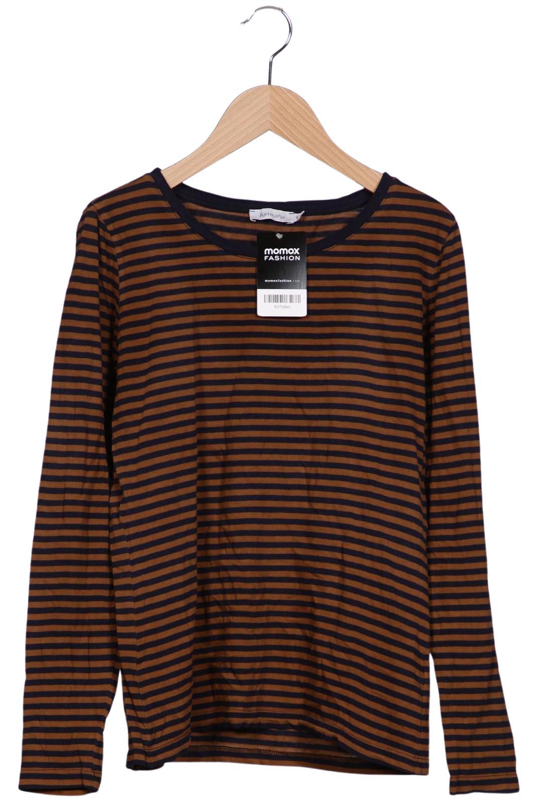 

hessnatur Damen Langarmshirt, braun, Gr. 38
