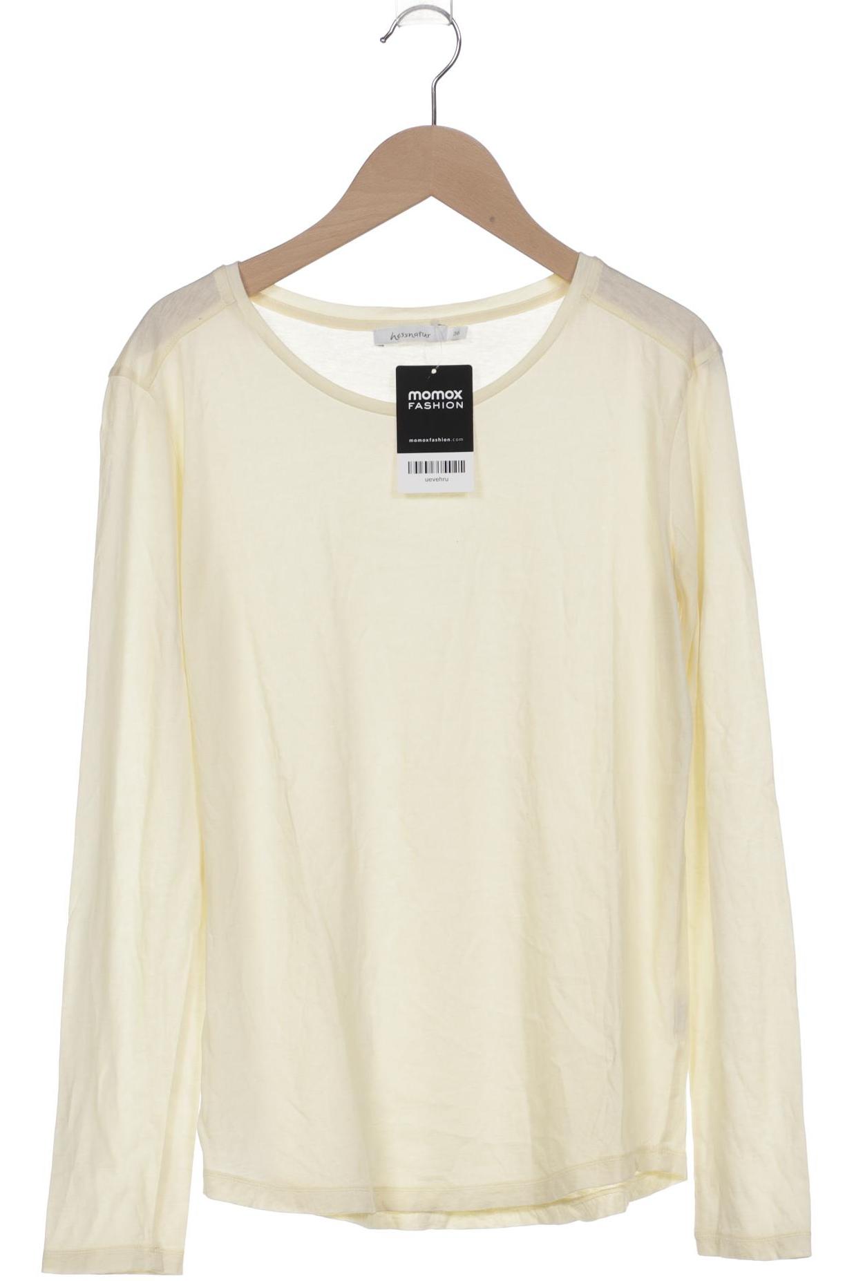 

hessnatur Damen Langarmshirt, cremeweiß, Gr. 36