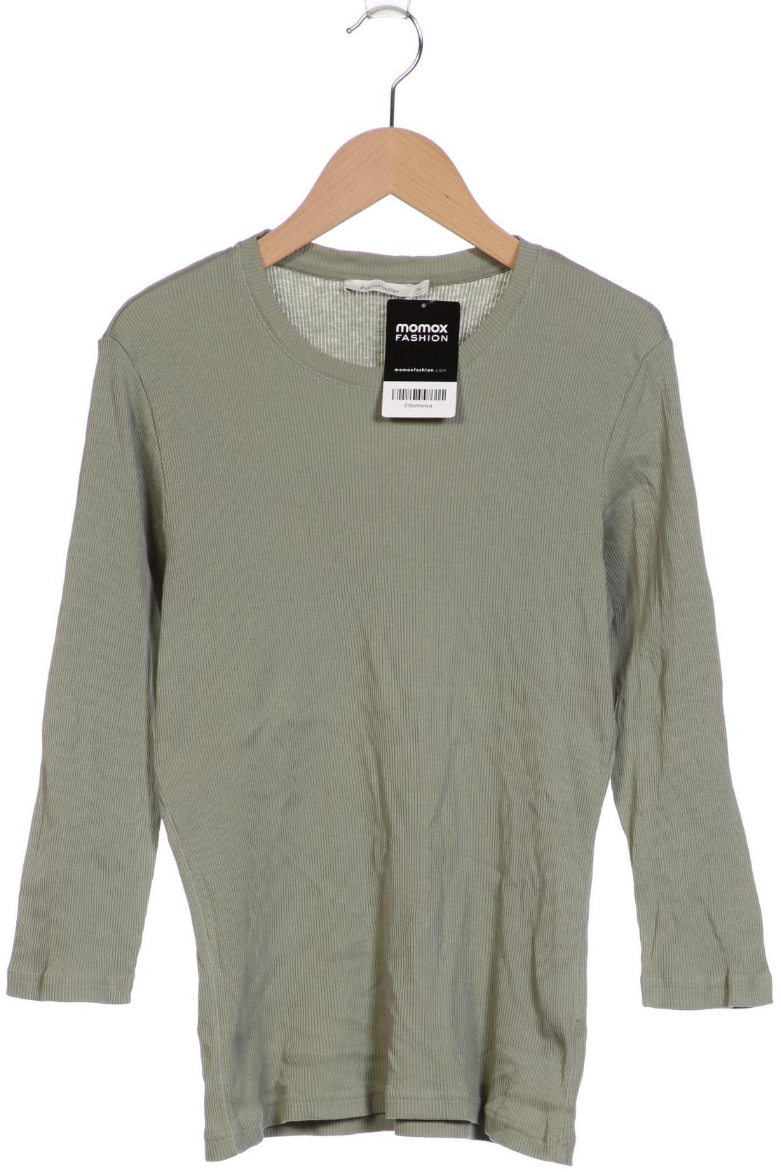 

hessnatur Damen Langarmshirt, hellgrün, Gr. 36