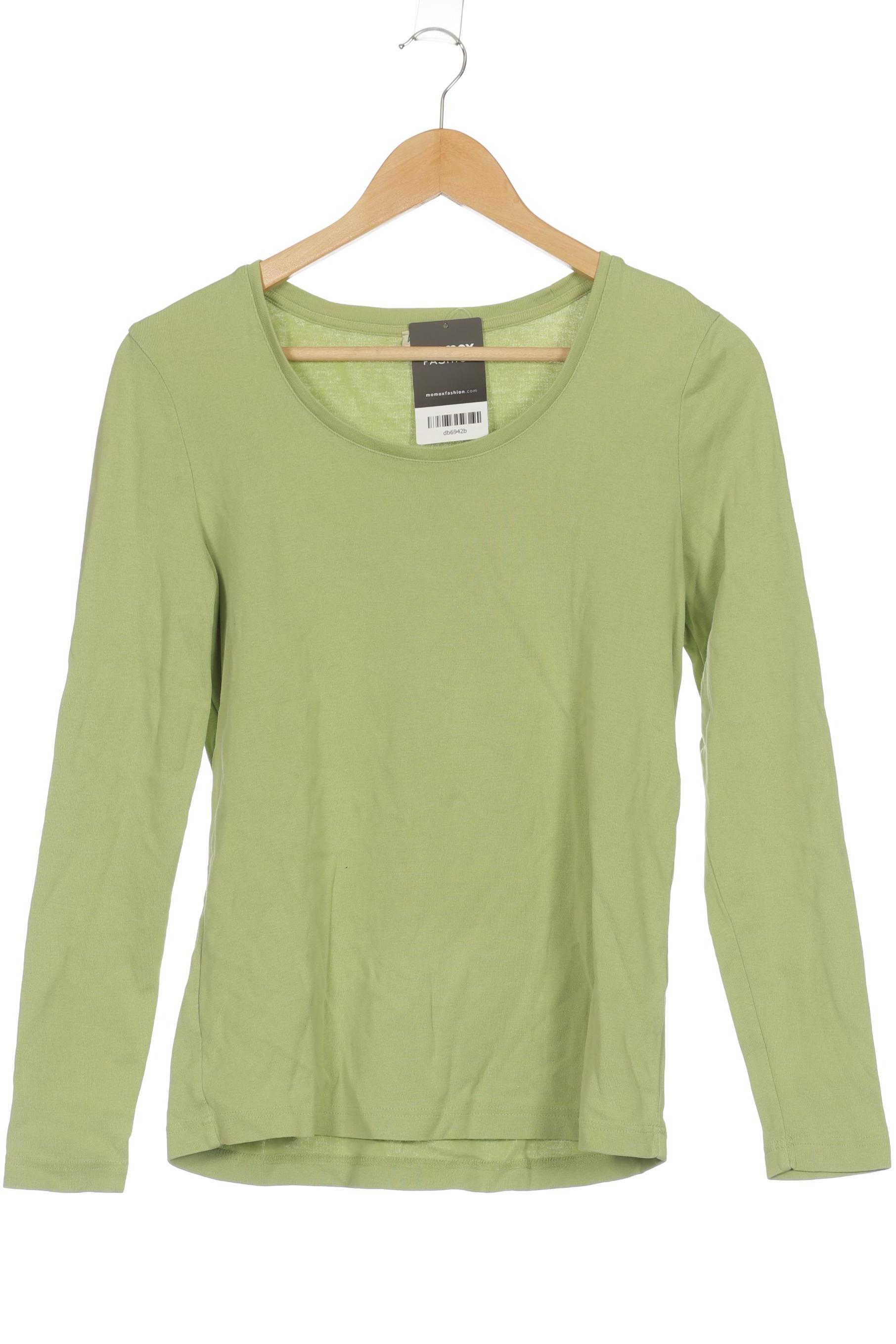 

hessnatur Damen Langarmshirt, grün, Gr. 40