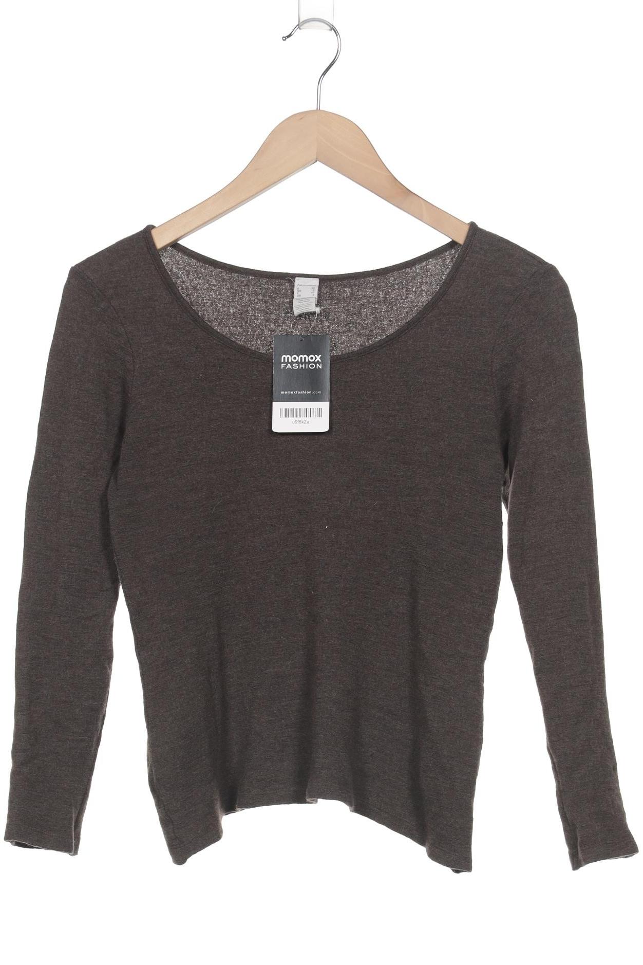 

hessnatur Damen Langarmshirt, braun, Gr. 38