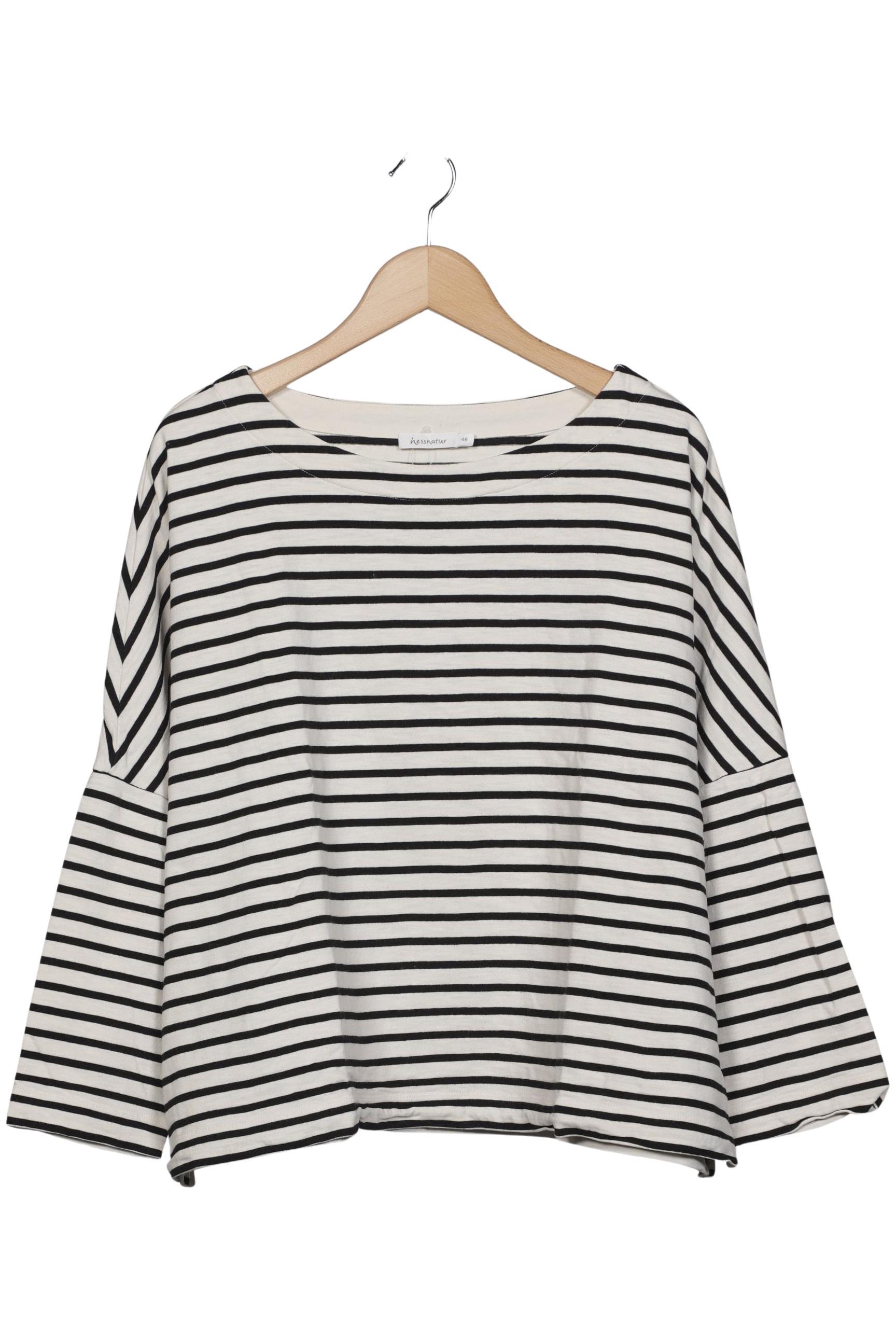 

hessnatur Damen Langarmshirt, mehrfarbig, Gr. 48