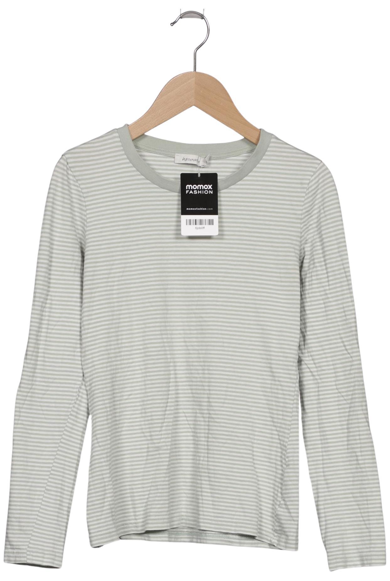 

hessnatur Damen Langarmshirt, hellgrün, Gr. 34