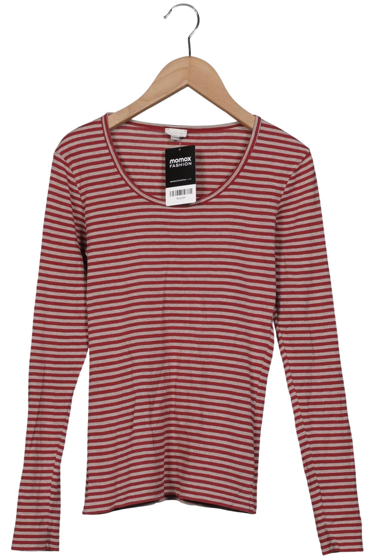 

hessnatur Damen Langarmshirt, bordeaux, Gr. 34