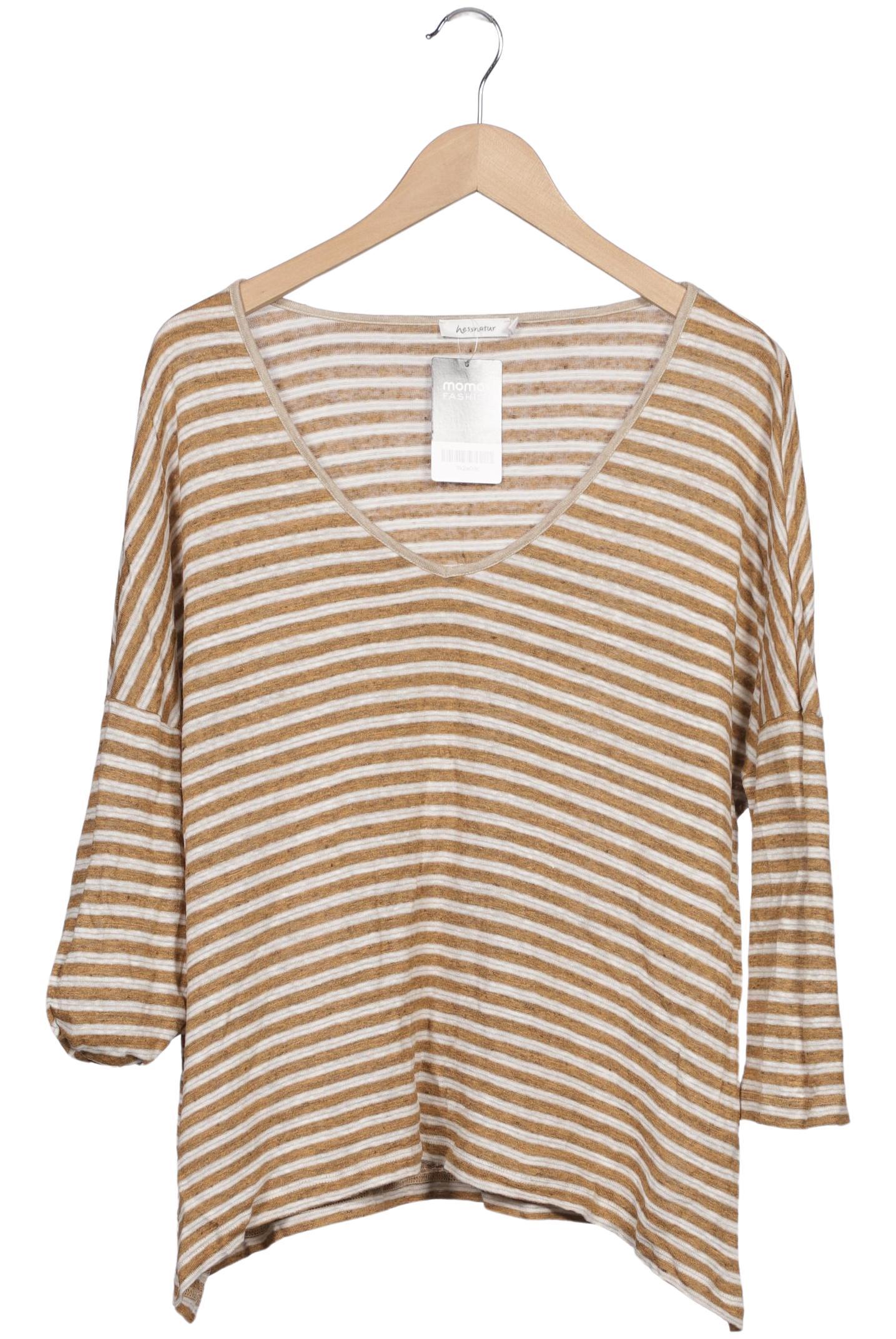 

hessnatur Damen Langarmshirt, mehrfarbig, Gr. 46