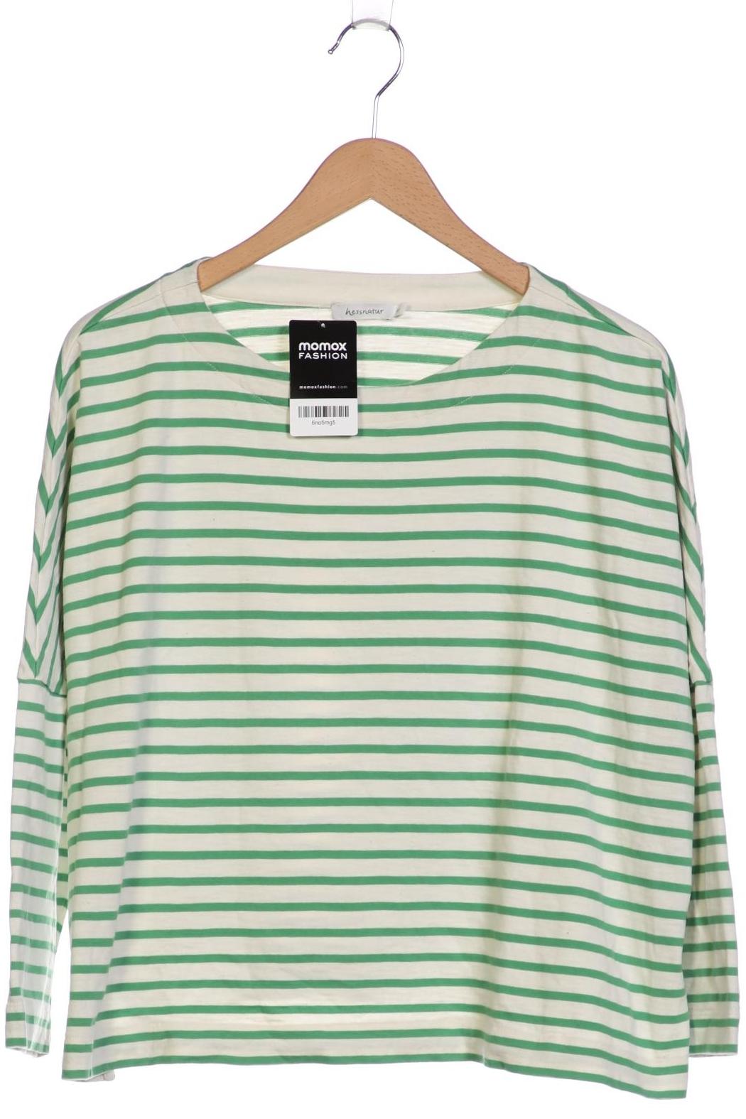 

hessnatur Damen Langarmshirt, grün, Gr. 46