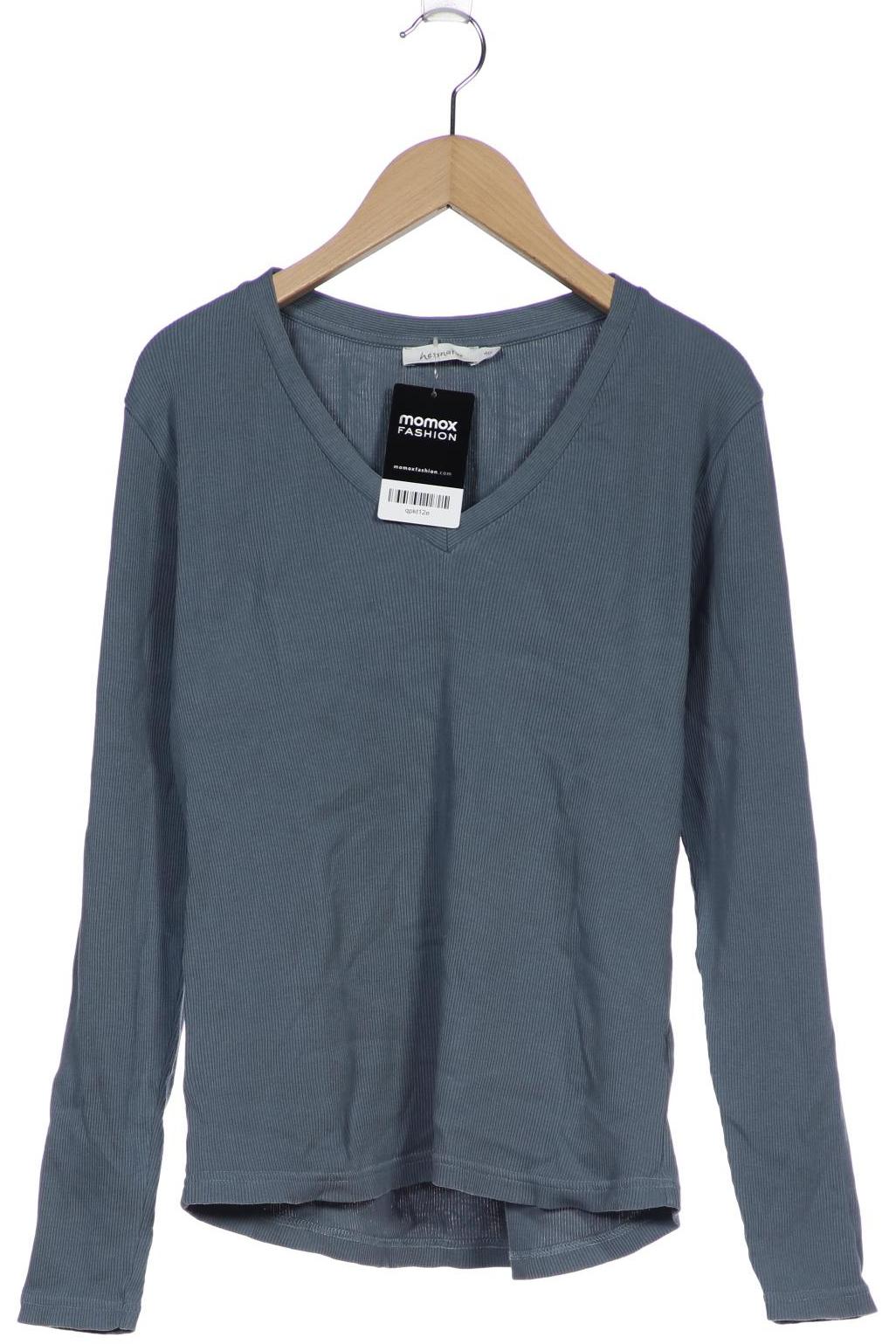 

hessnatur Damen Langarmshirt, grau, Gr. 40