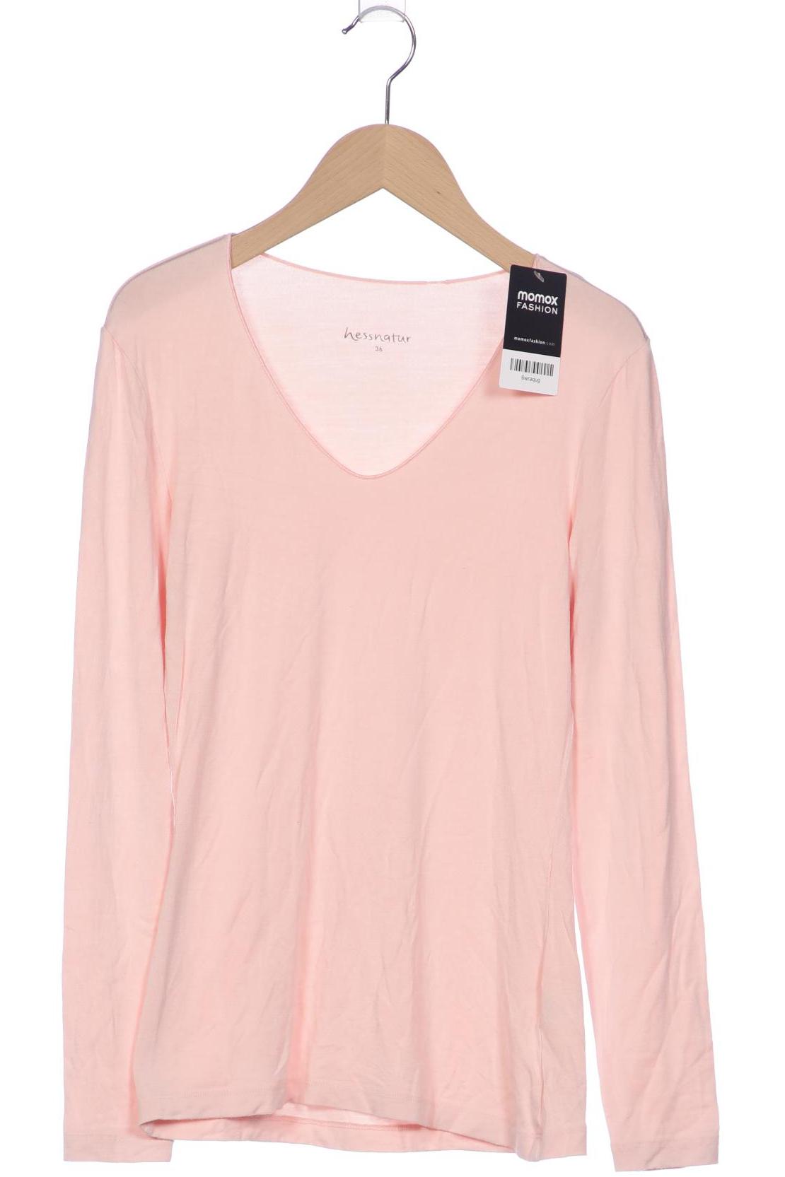 

hessnatur Damen Langarmshirt, orange, Gr. 36