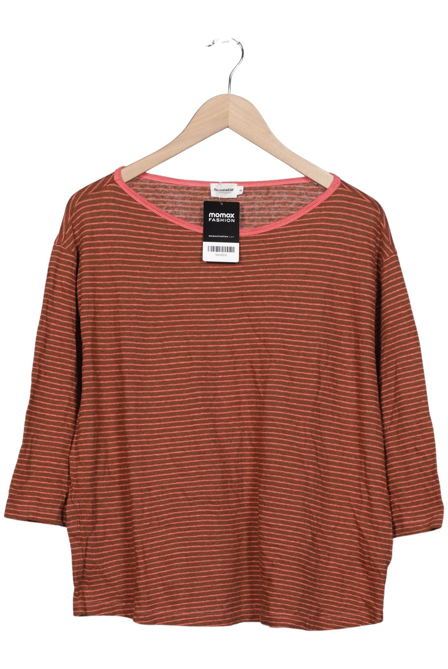 

hessnatur Damen Langarmshirt, mehrfarbig, Gr. 48