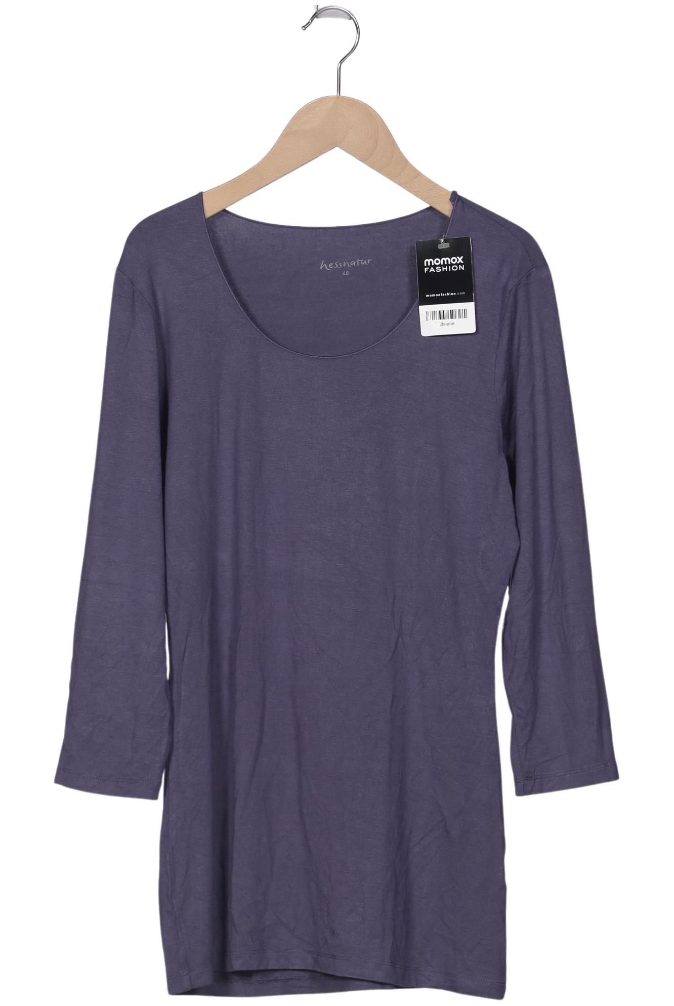 

hessnatur Damen Langarmshirt, flieder, Gr. 40