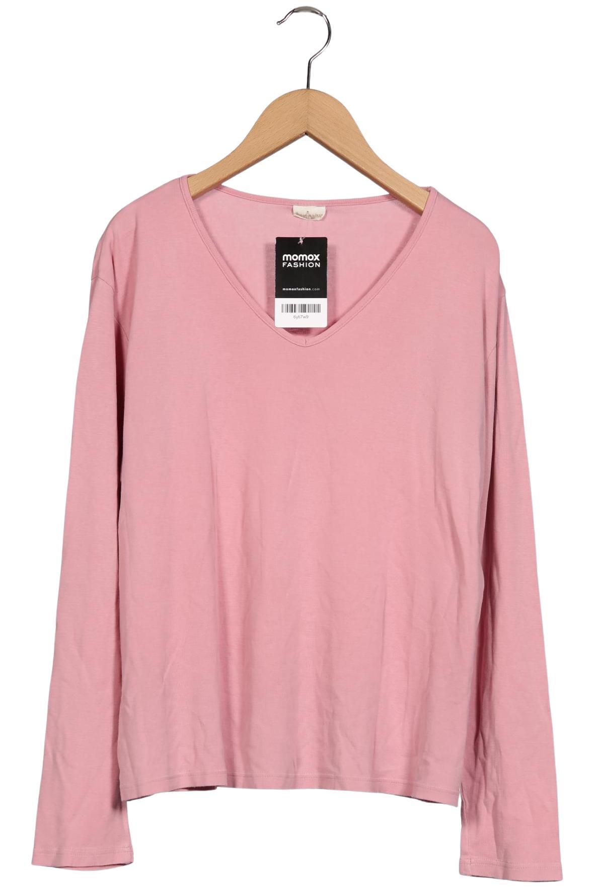 

hessnatur Damen Langarmshirt, pink, Gr. 42