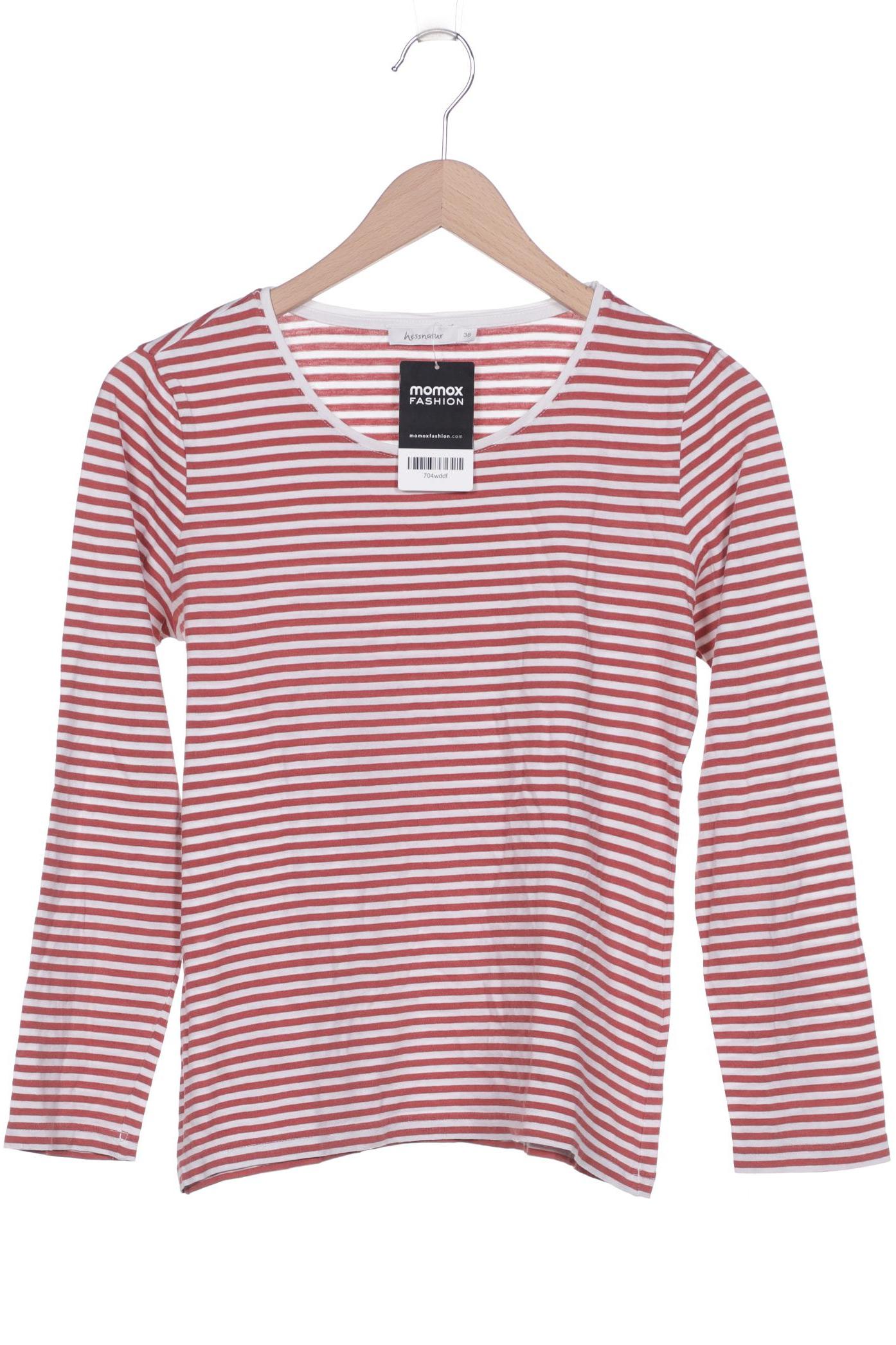 

hessnatur Damen Langarmshirt, rot, Gr. 38