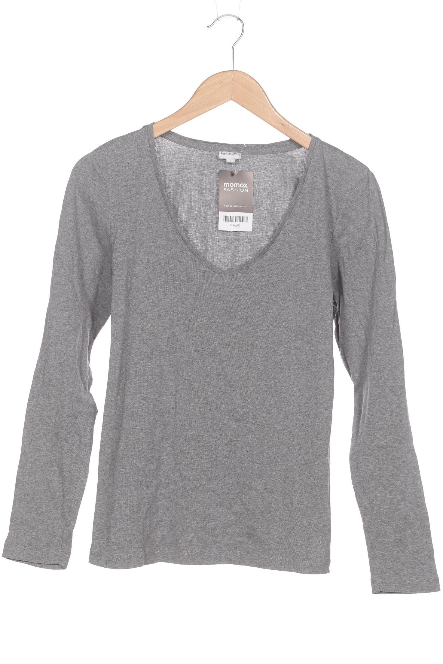 

hessnatur Damen Langarmshirt, grau, Gr. 38