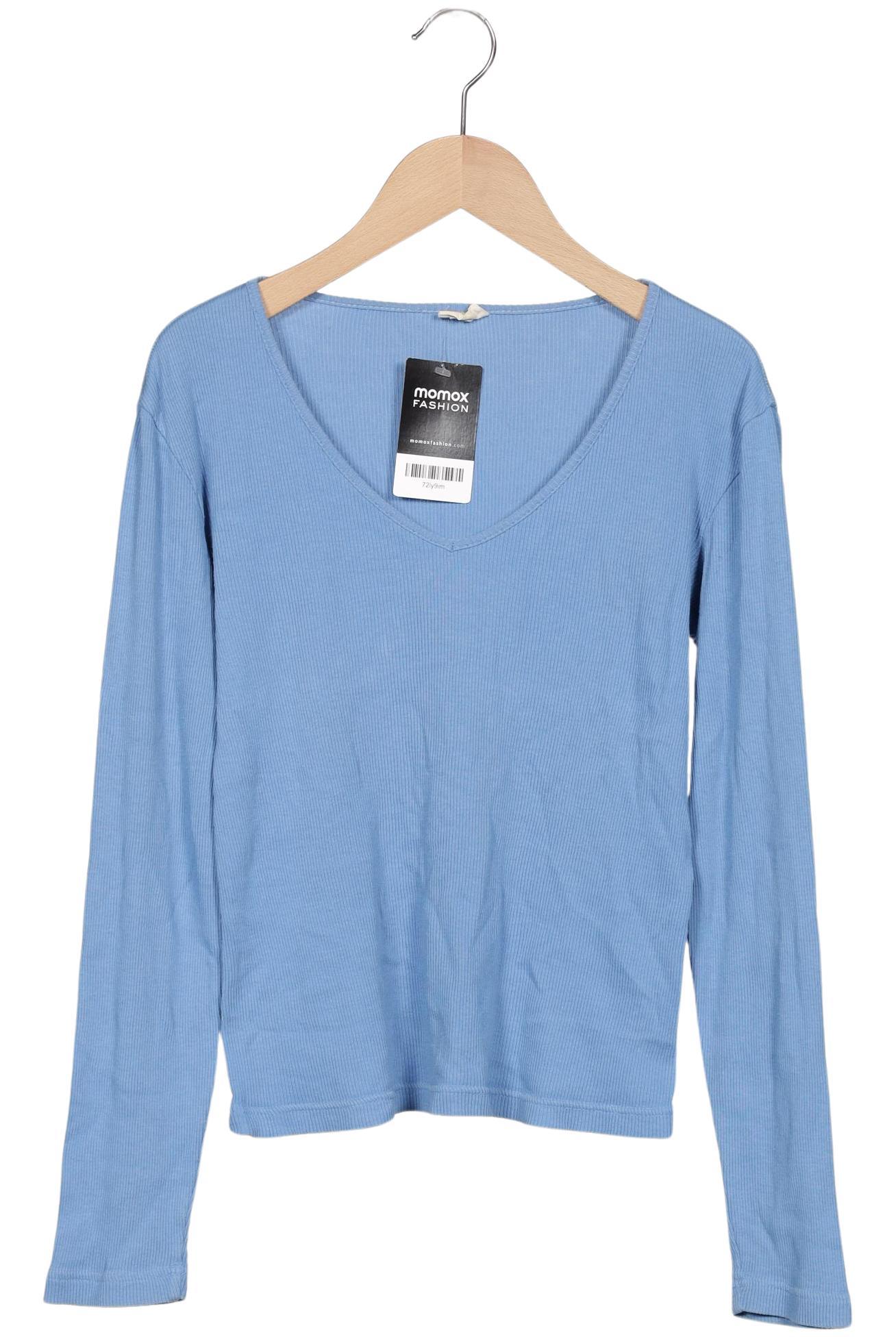 

hessnatur Damen Langarmshirt, hellblau, Gr. 34