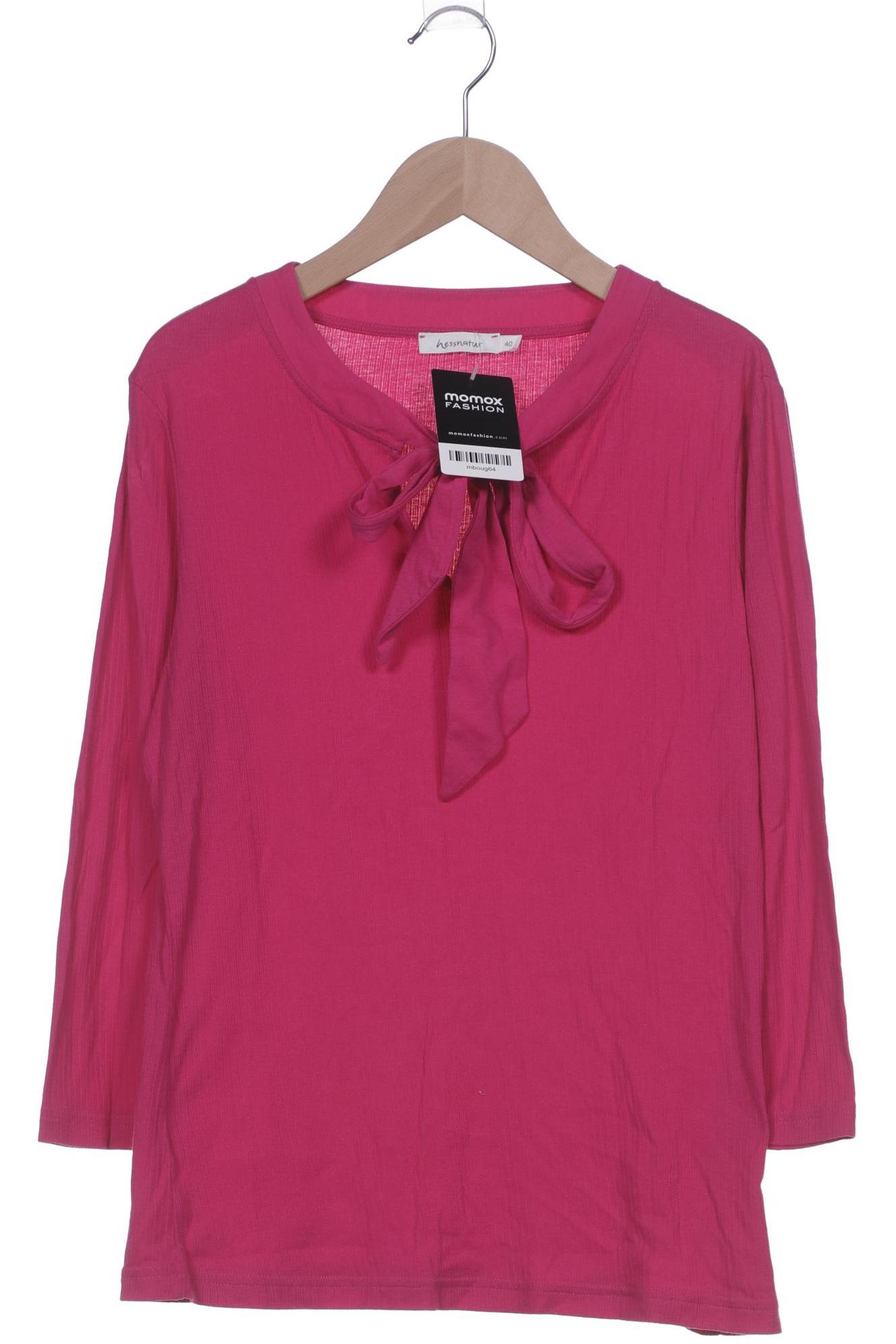 

hessnatur Damen Langarmshirt, pink, Gr. 40