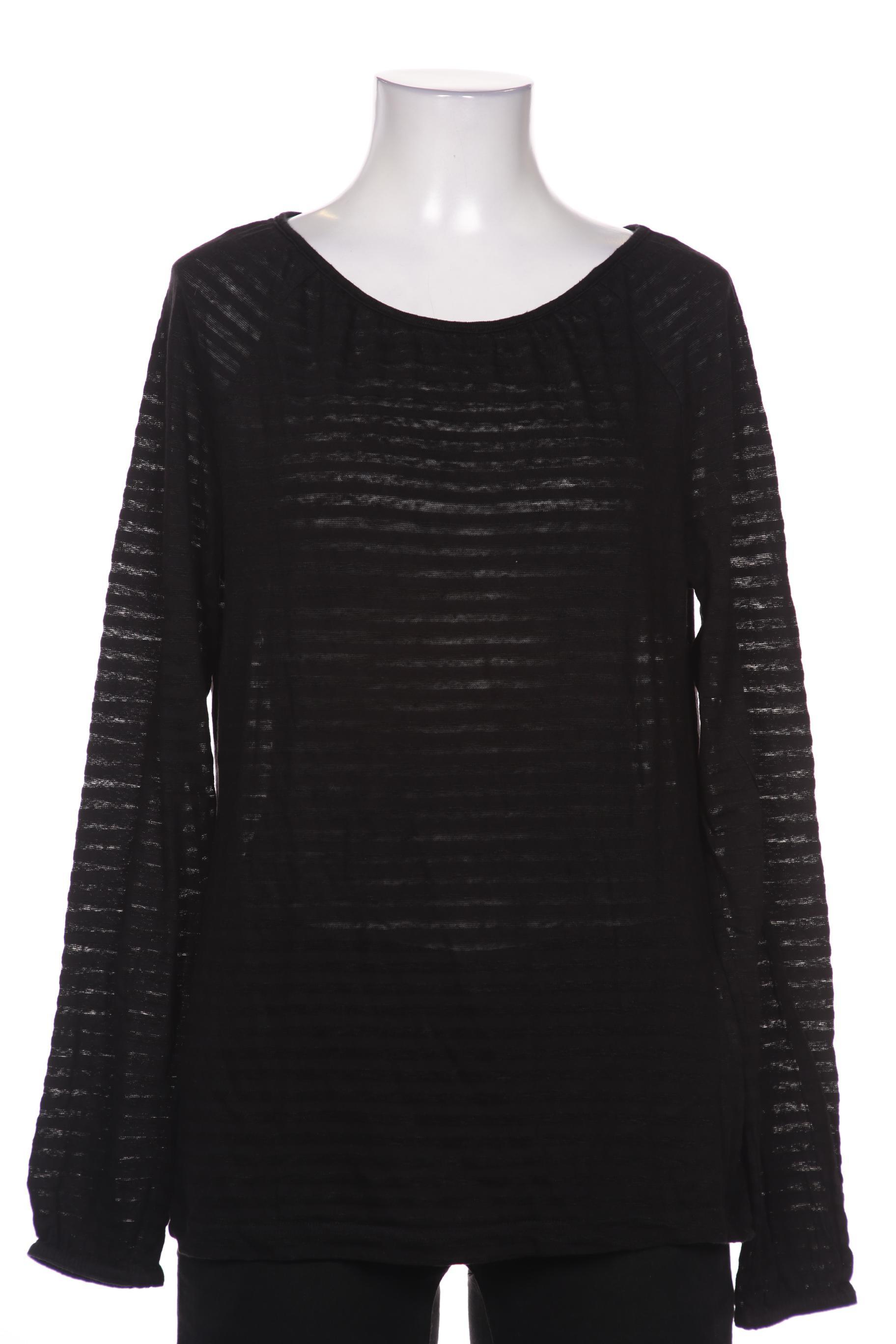 

hessnatur Damen Langarmshirt, schwarz, Gr. 40
