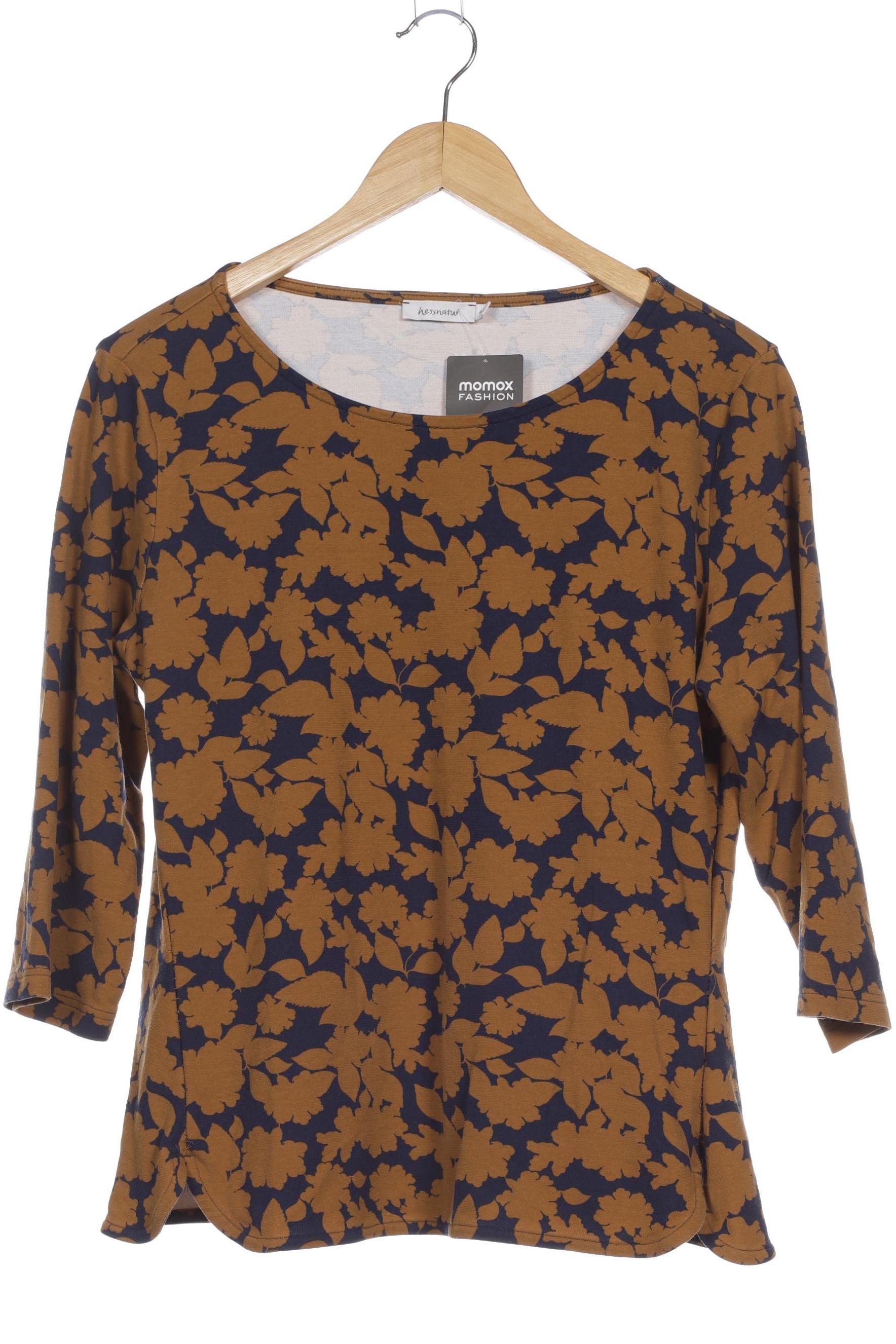 

hessnatur Damen Langarmshirt, orange, Gr. 46