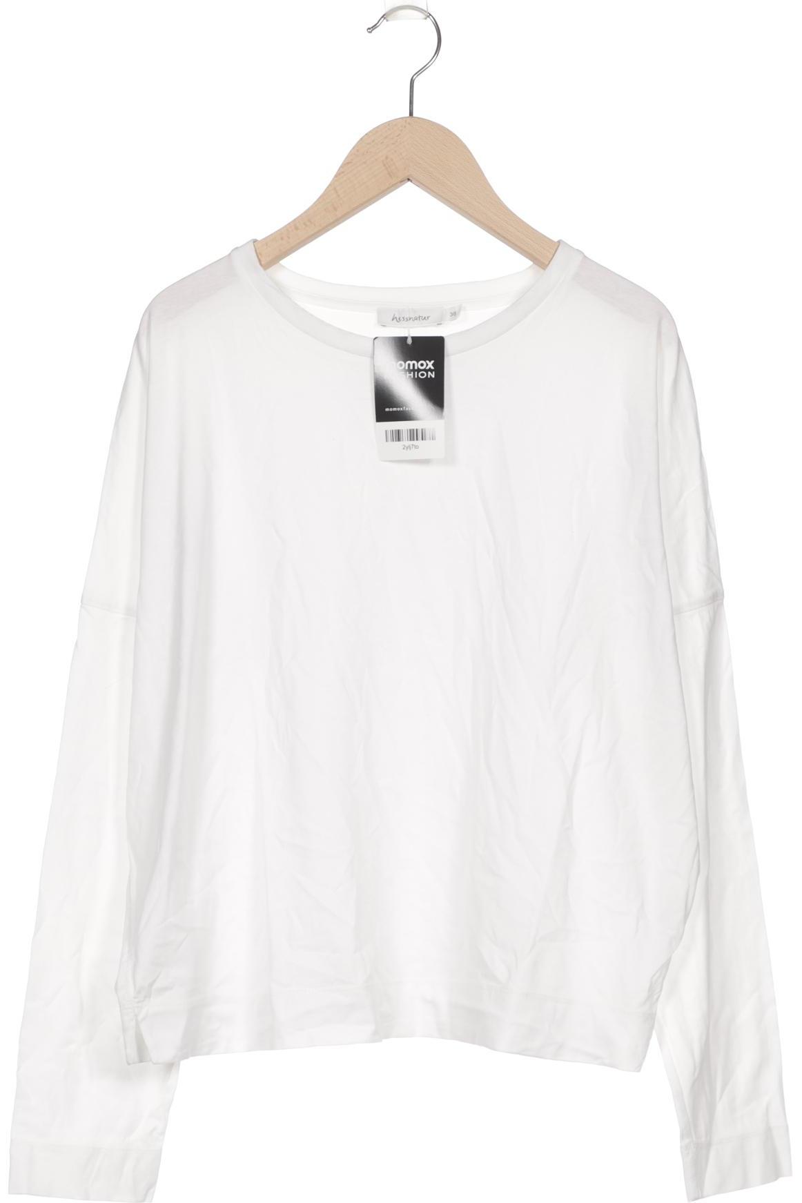 

hessnatur Damen Langarmshirt, weiß, Gr. 38