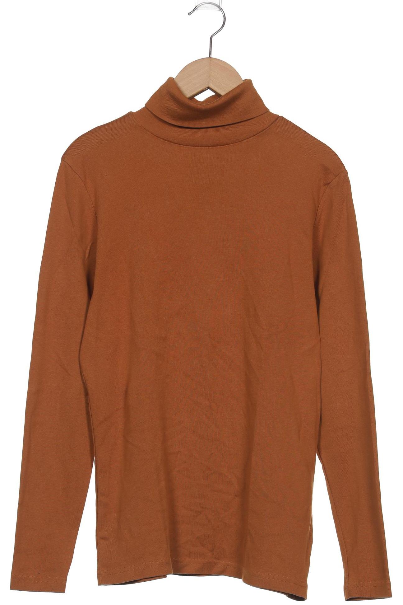 

hessnatur Damen Langarmshirt, braun, Gr. 38