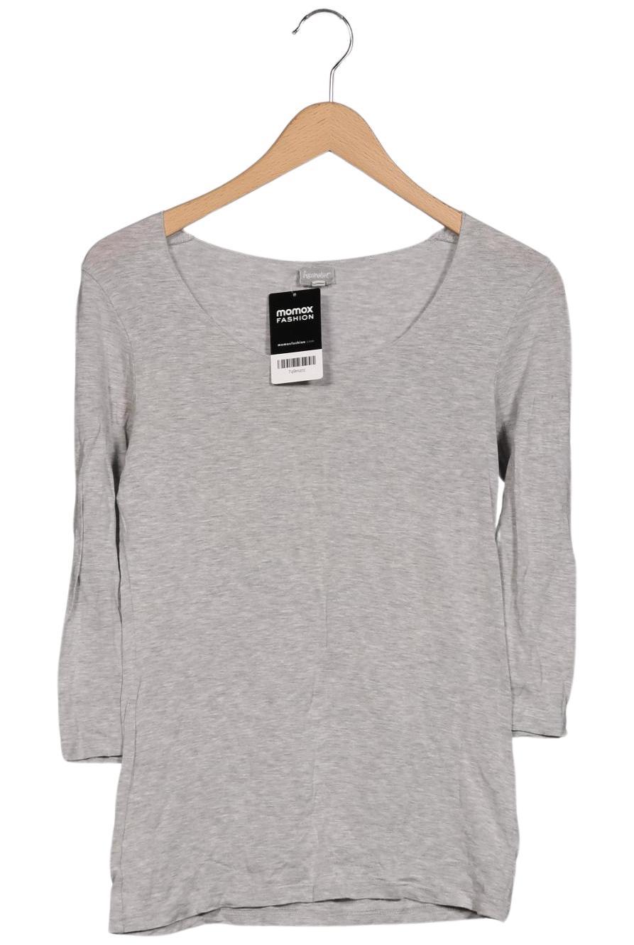 

hessnatur Damen Langarmshirt, grau, Gr. 38