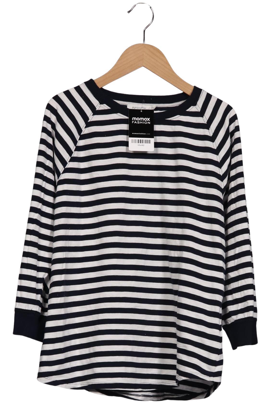 

hessnatur Damen Langarmshirt, marineblau, Gr. 40