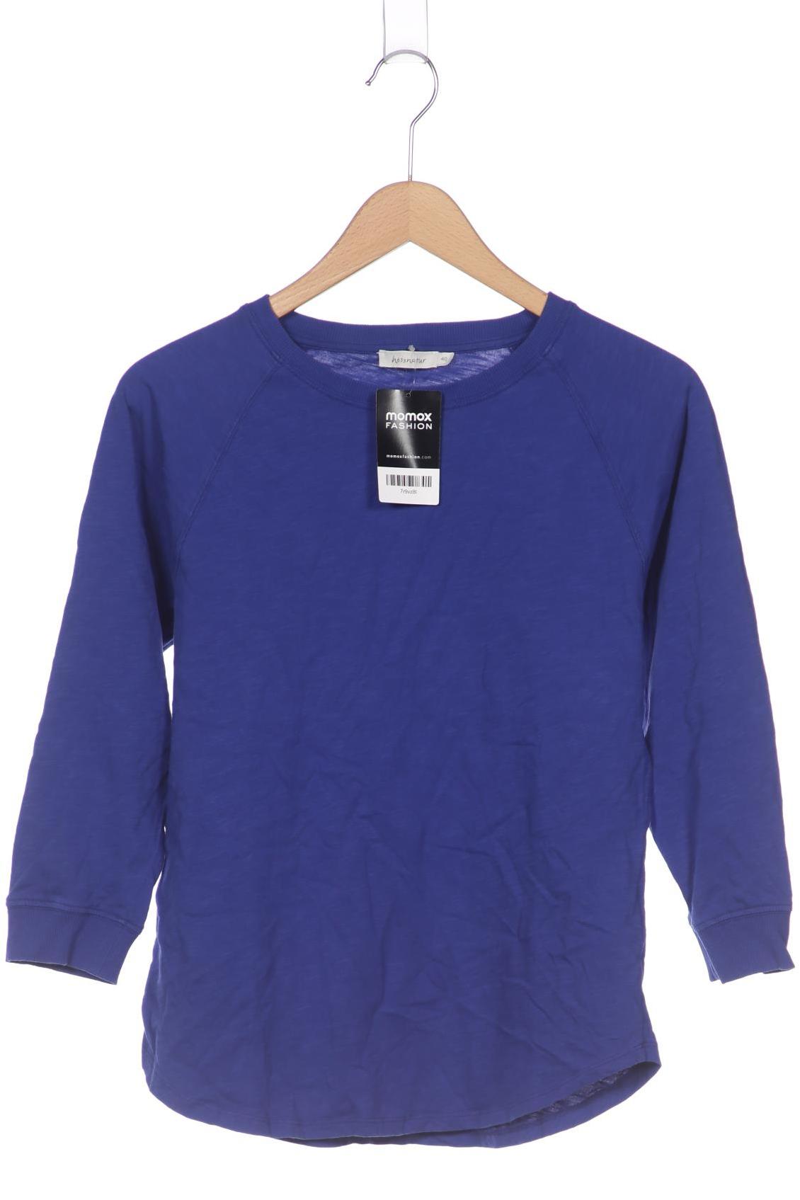 

hessnatur Damen Langarmshirt, blau, Gr. 40