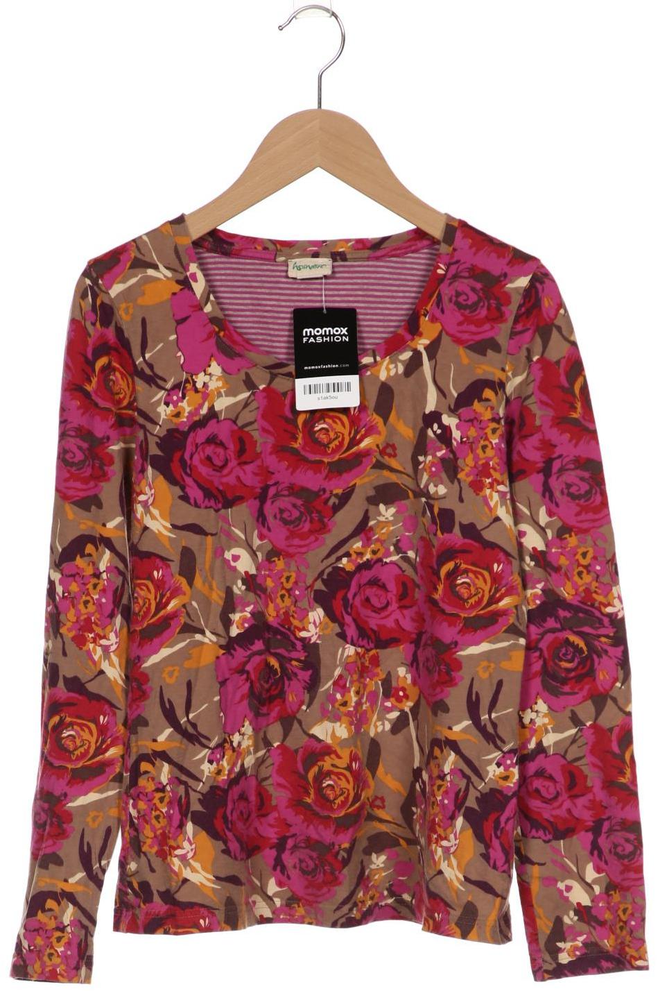 

hessnatur Damen Langarmshirt, beige, Gr. 34