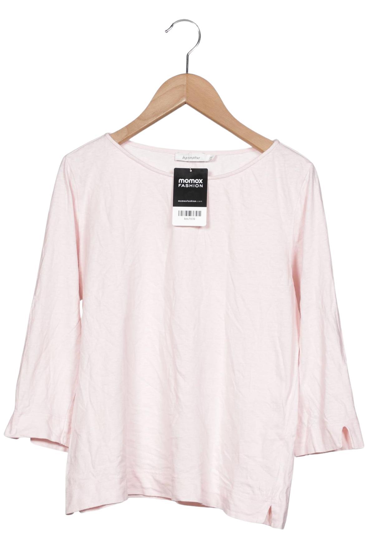 

hessnatur Damen Langarmshirt, pink, Gr. 38