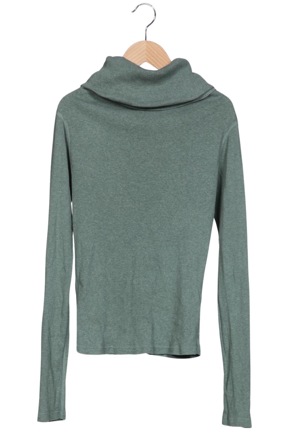 

hessnatur Damen Langarmshirt, grün, Gr. 34