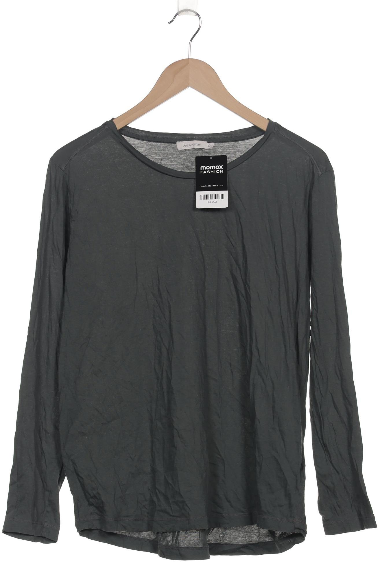 

hessnatur Damen Langarmshirt, grau, Gr. 44