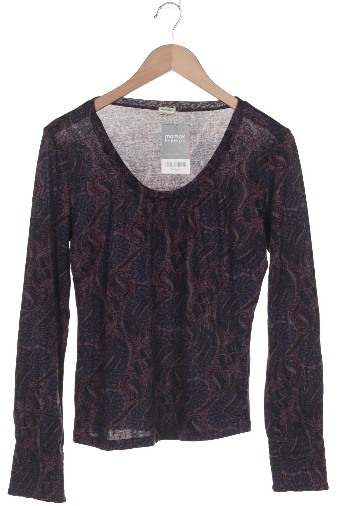 

hessnatur Damen Langarmshirt, bordeaux, Gr. 42