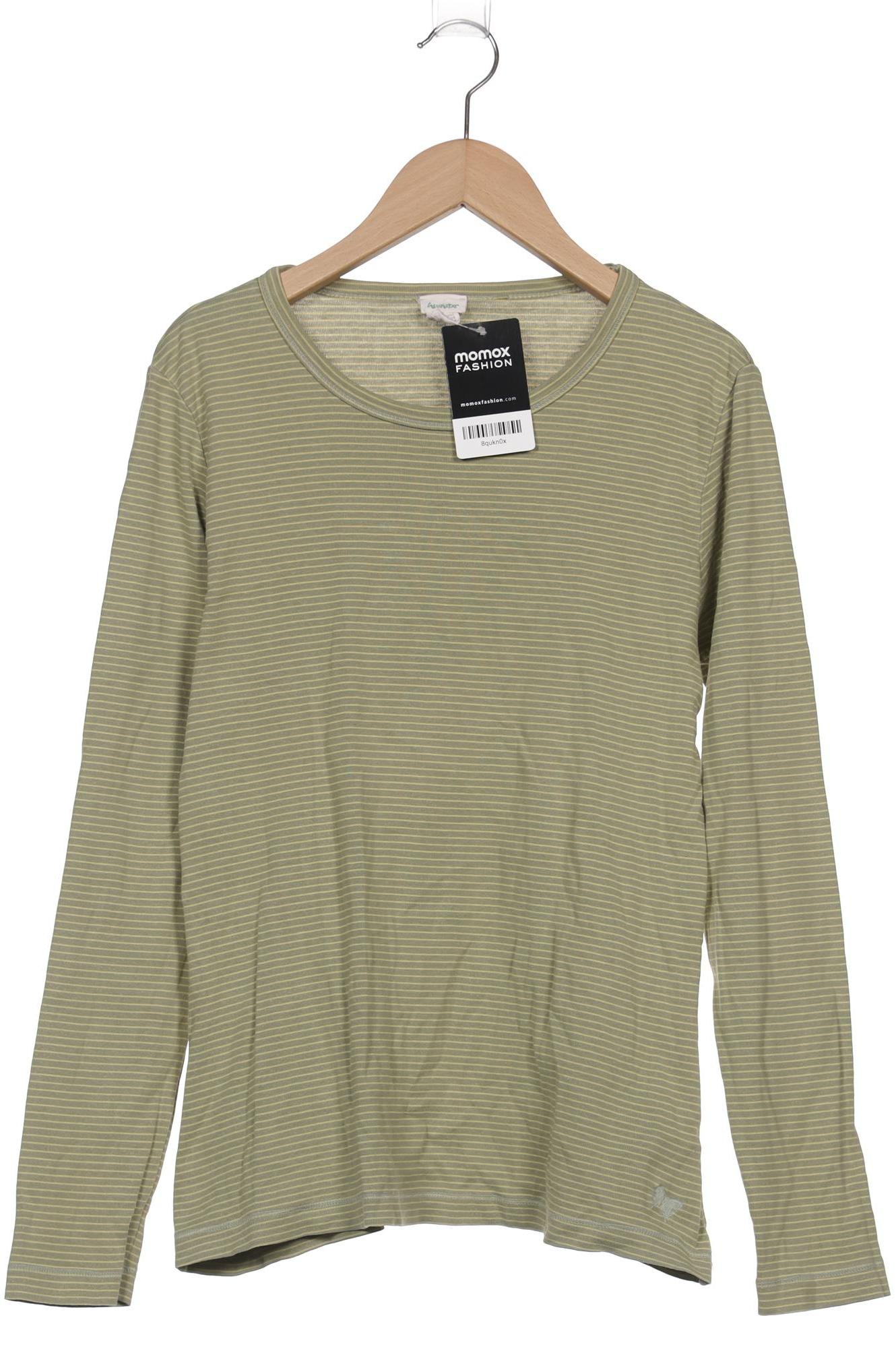

hessnatur Damen Langarmshirt, hellgrün, Gr. 40