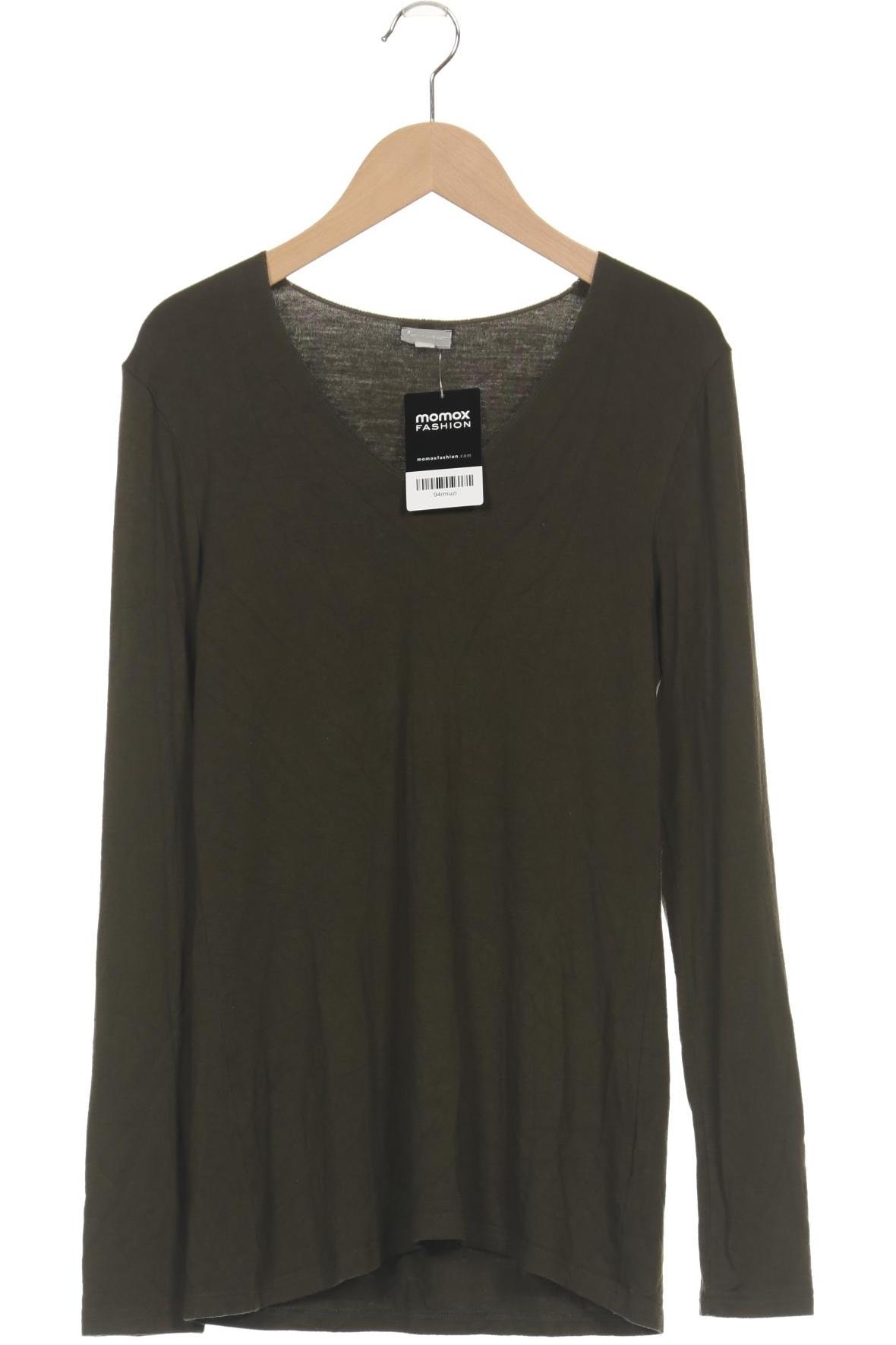 

hessnatur Damen Langarmshirt, grün, Gr. 40